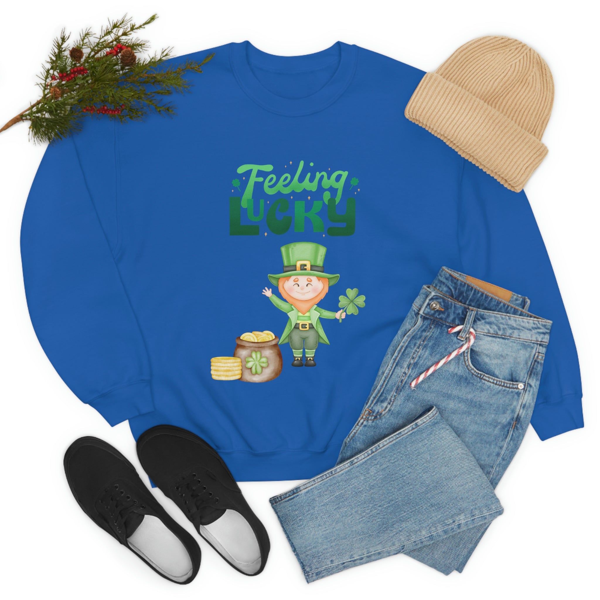 Feeling Lucky Unisex Heavy Blend™ Crewneck Sweatshirt