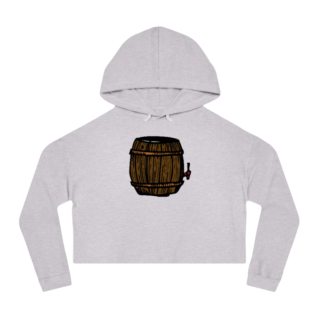 Keg Beer Women’s Cropped Hooded Sweatshirt
