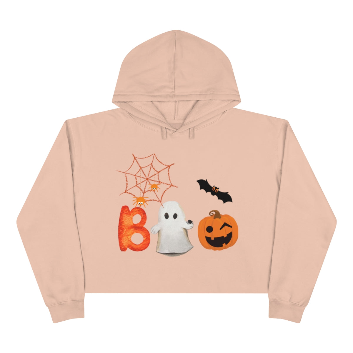 BOO Crop Hoodie