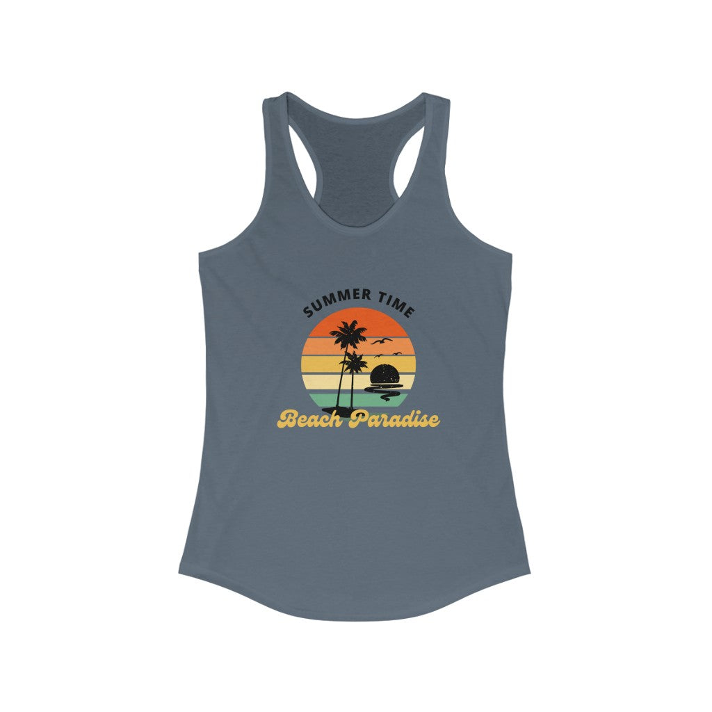 Beach Paradise Women's Ideal Racerback Tank