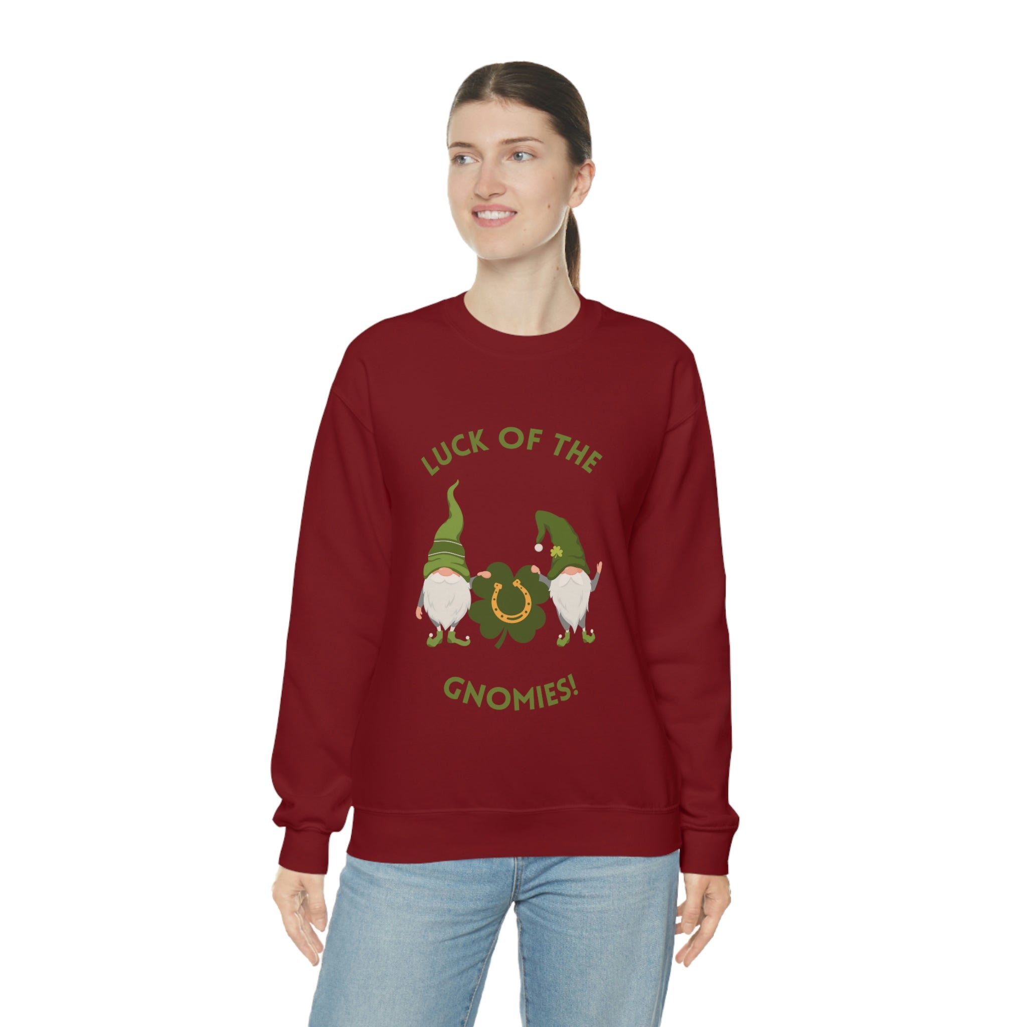 The Luck Of The Gnomies! Unisex Heavy Blend™ Crewneck Sweatshirt