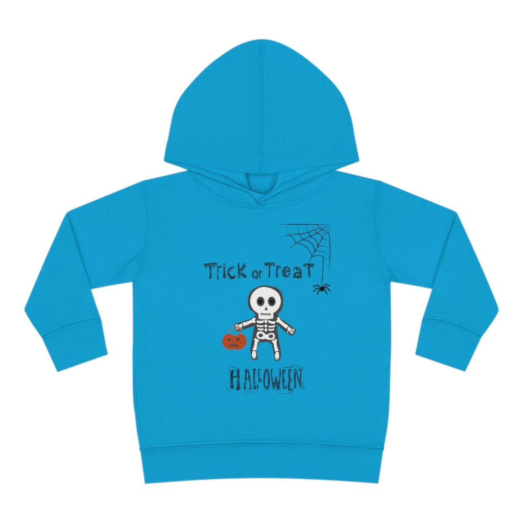 Trick or Treat Halloween Toddler Pullover Fleece Hoodie