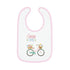 Spring Time Baby Contrast Trim Jersey Bib