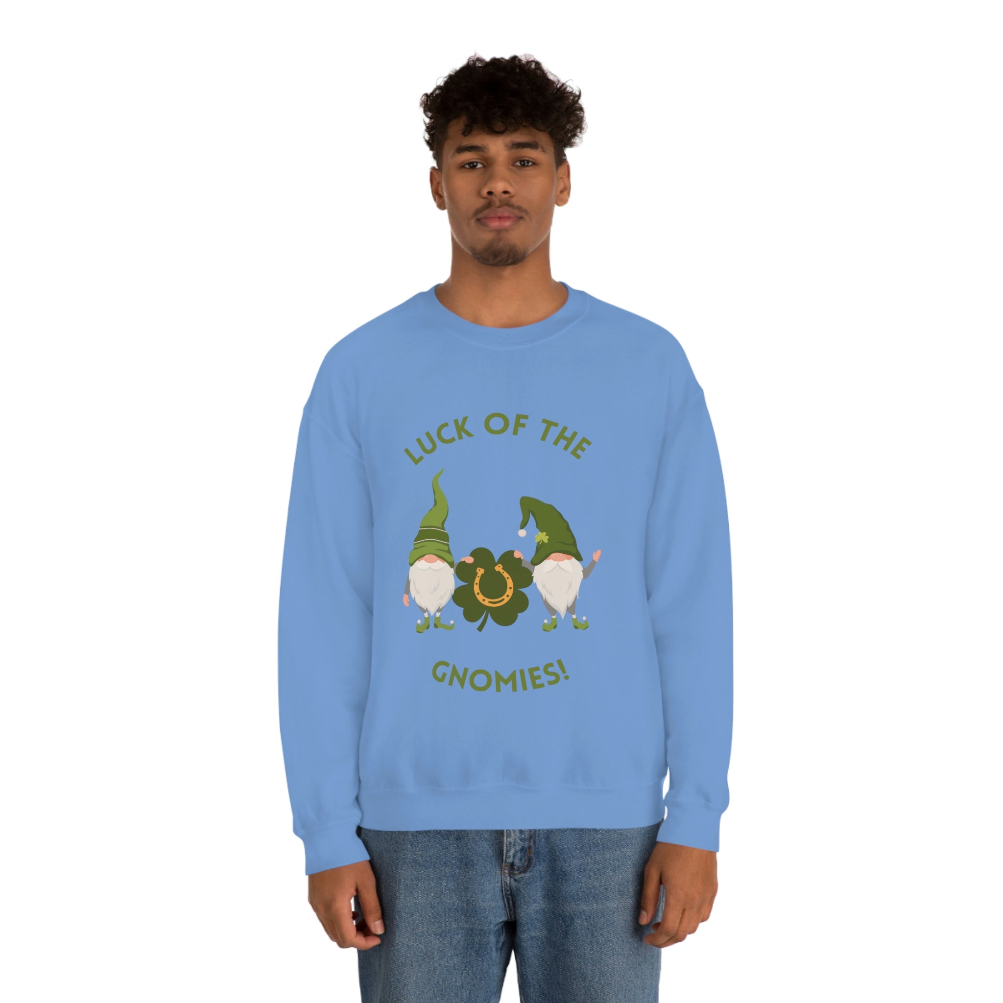The Luck Of The Gnomies! Unisex Heavy Blend™ Crewneck Sweatshirt