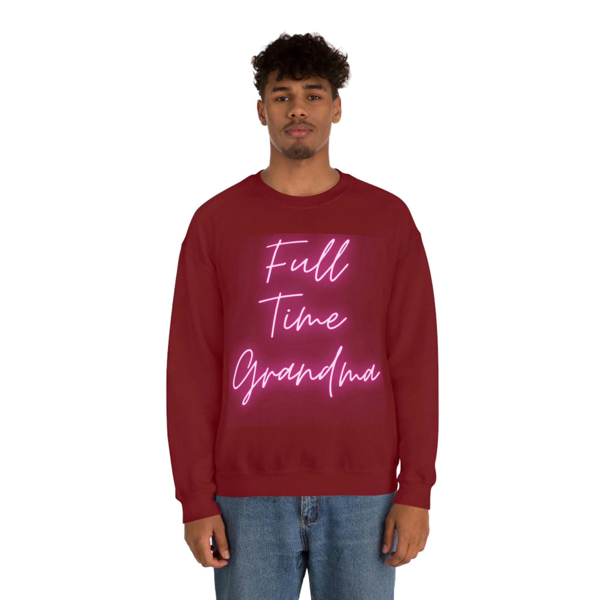 Full Time Grandma Unisex Heavy Blend™ Crewneck Sweatshirt