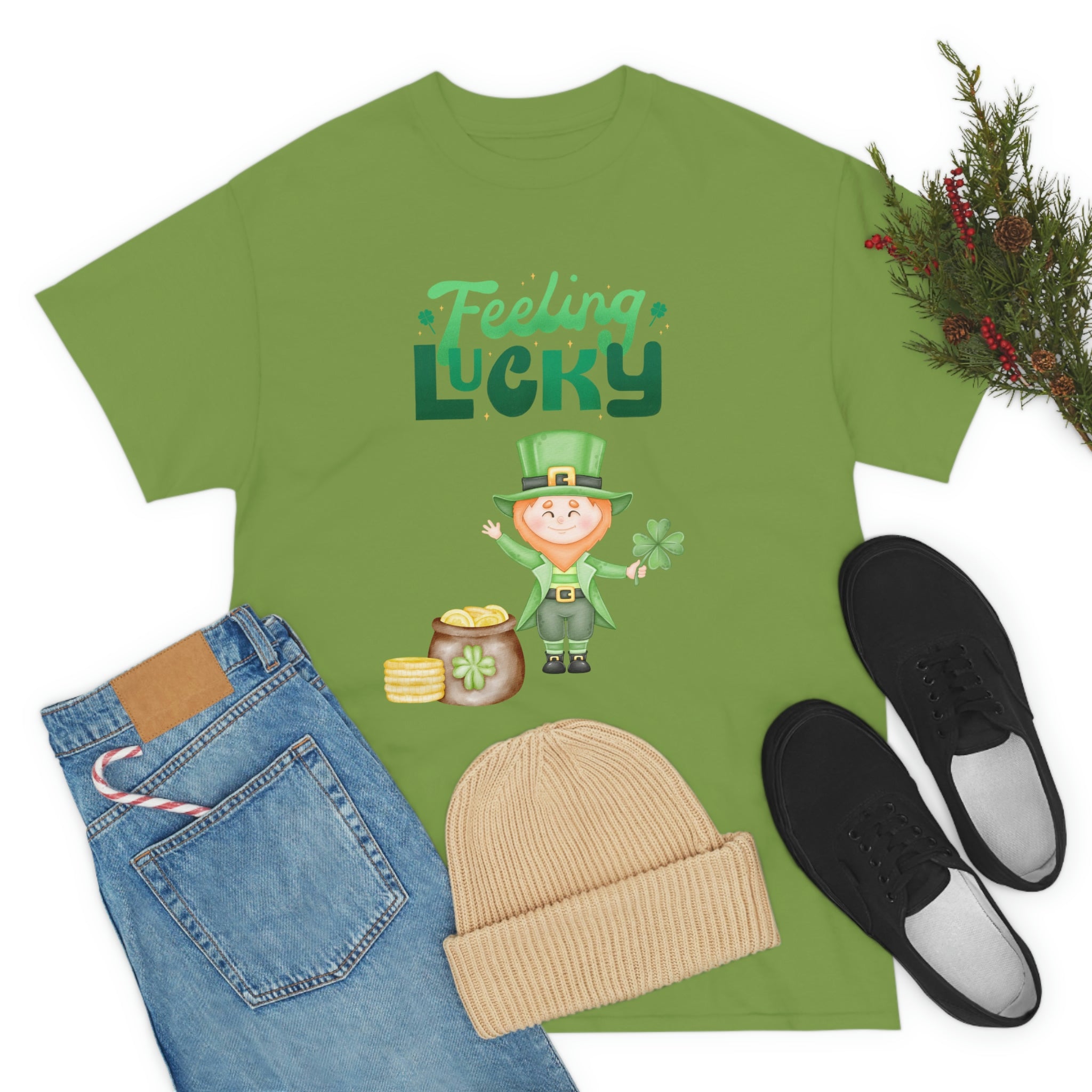 Feeling Lucky Unisex Heavy Cotton Tee