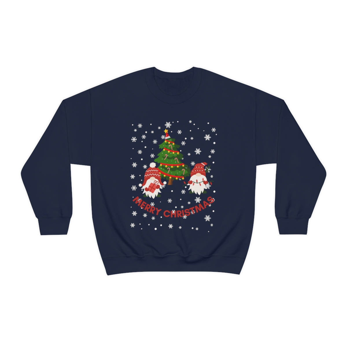 Merry & Bright Holidays Christmas Unisex Heavy Blend™ Crewneck Sweatshirt