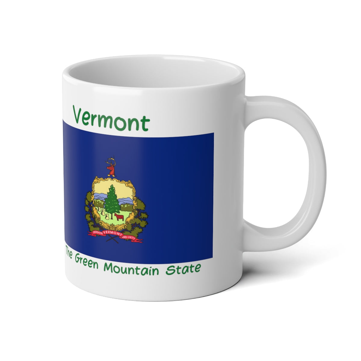 Vermont State Flag Jumbo Mug, 20oz