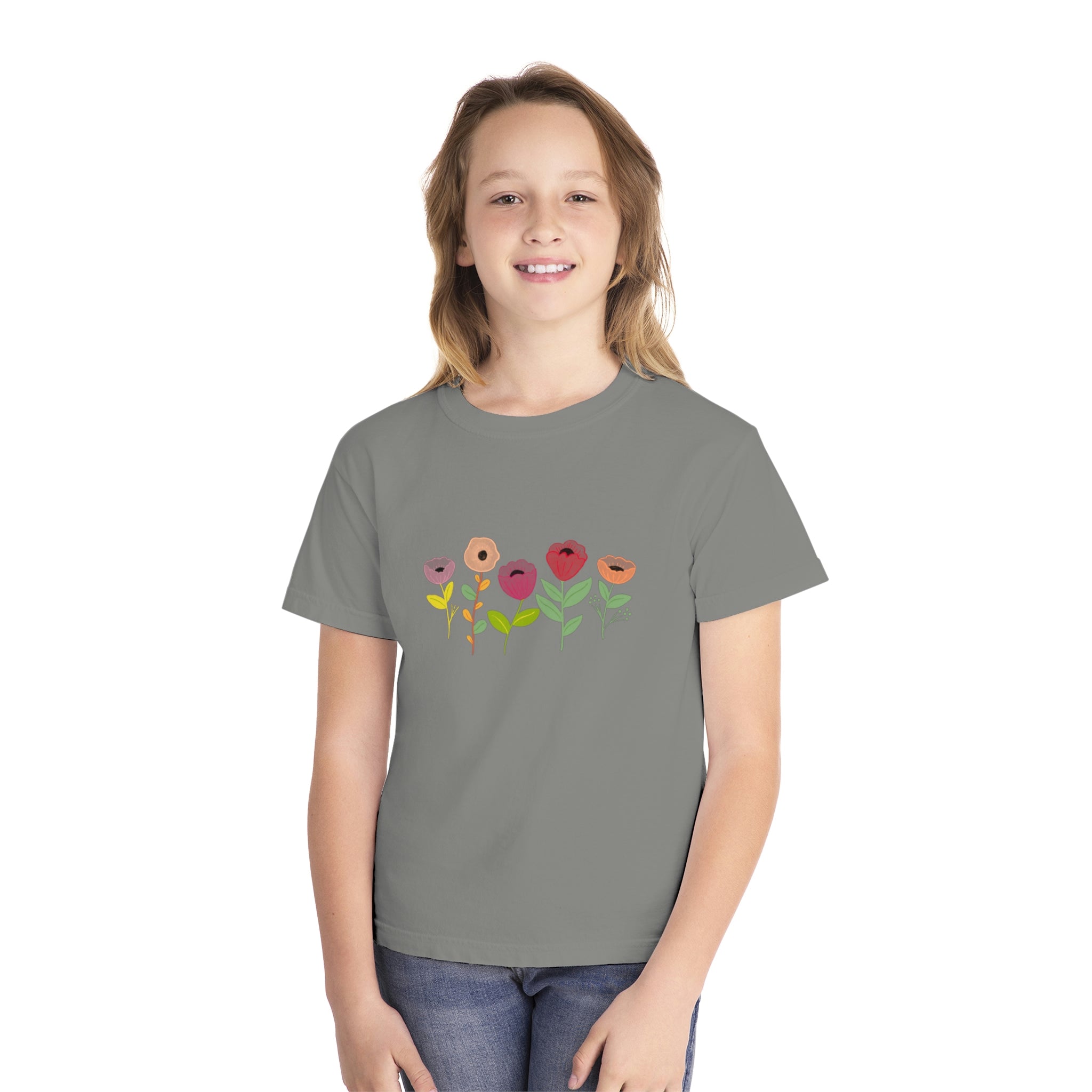 Spring Flowers Youth Midweight Tee