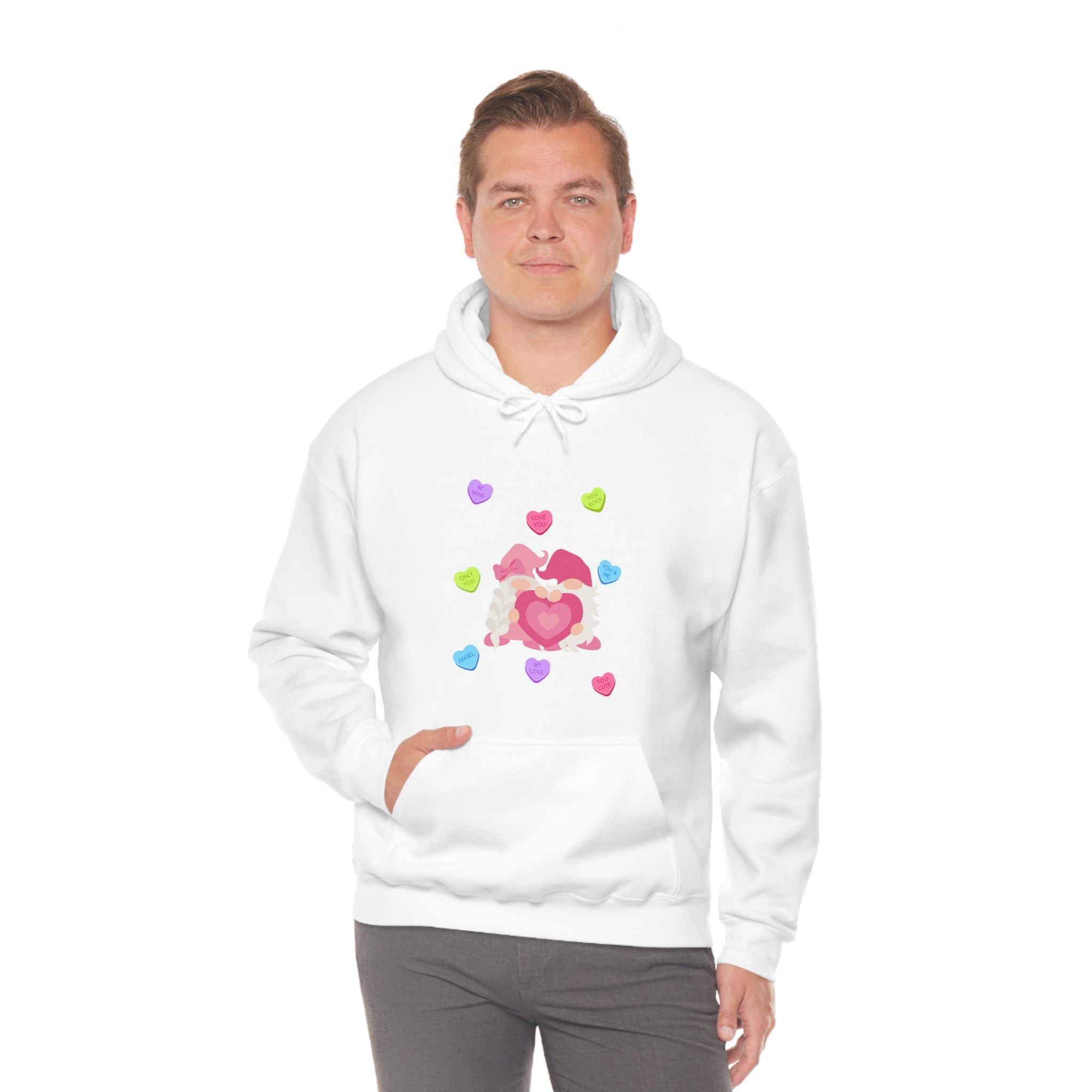 You Gnome I Love you!! Unisex Heavy Blend™ Hooded Sweatshirt