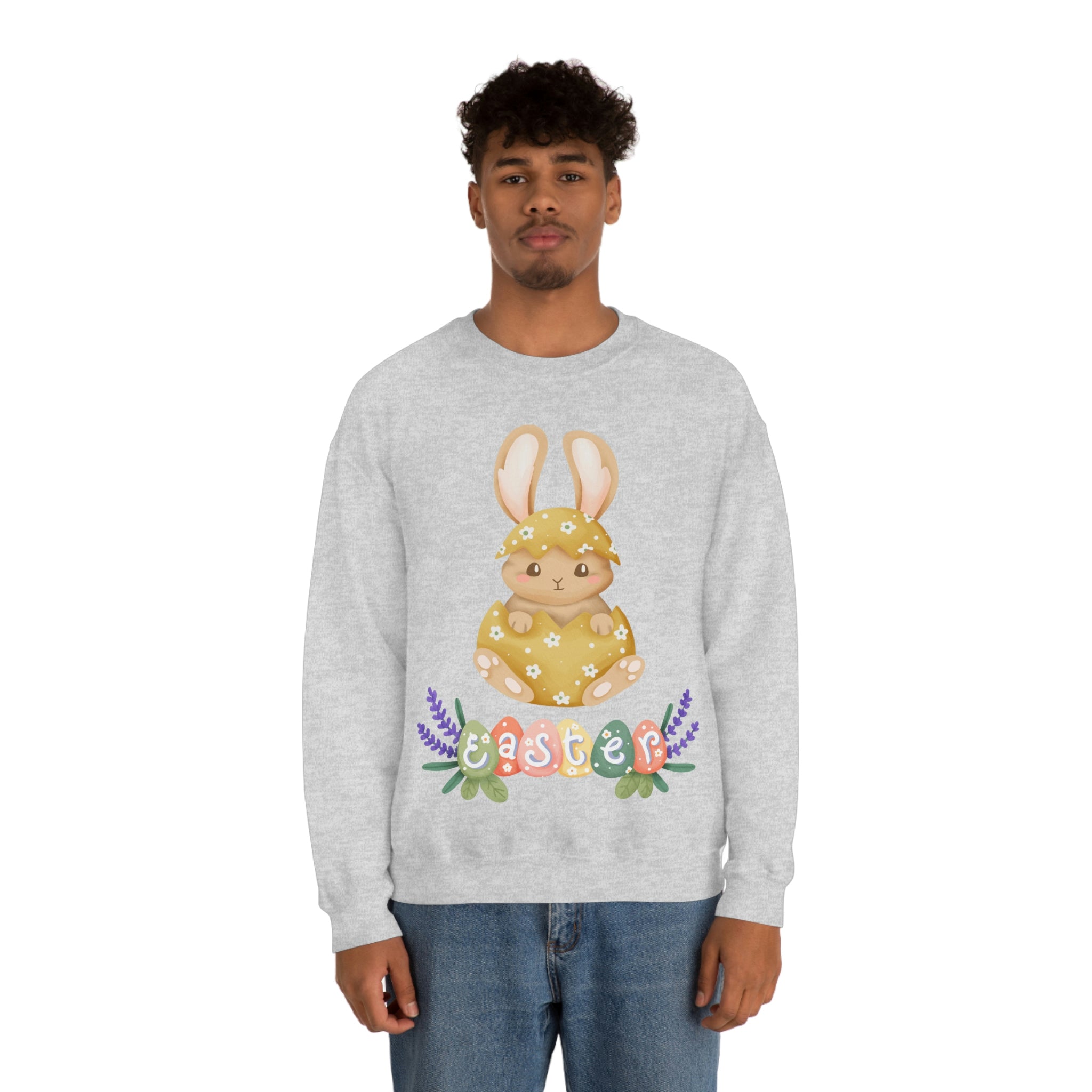 Easter Hunt Is On Unisex Heavy Blend™ Crewneck Sweatshirt