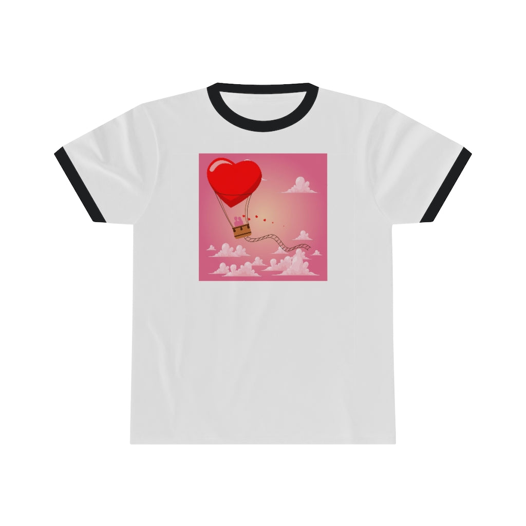 Happy Valentine's Day Unisex Ringer Tee