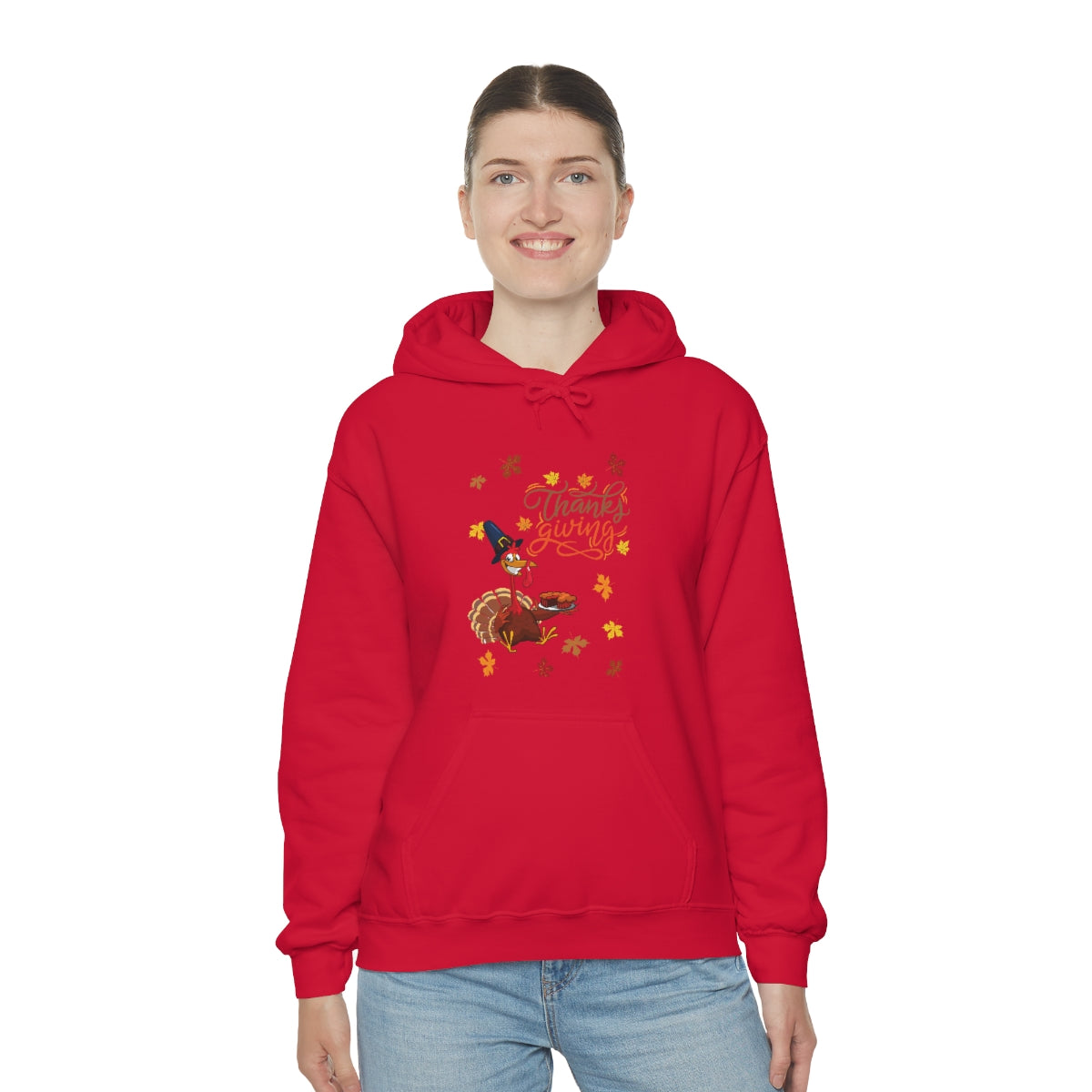 Thanksgiving Turkey Unisex Heavy Blend™ Hooded Sweatshirt