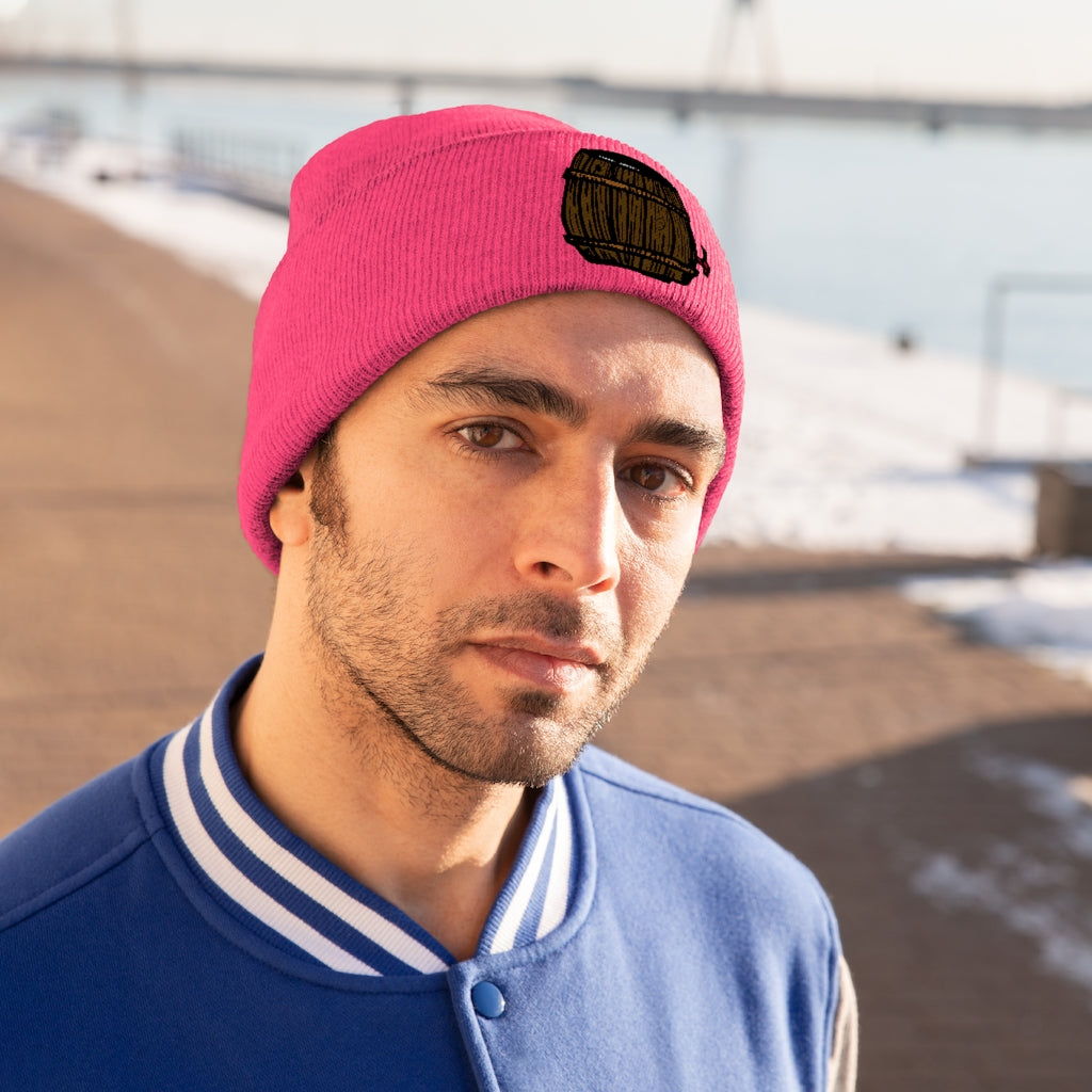 Keg Barrel Knit Beanie