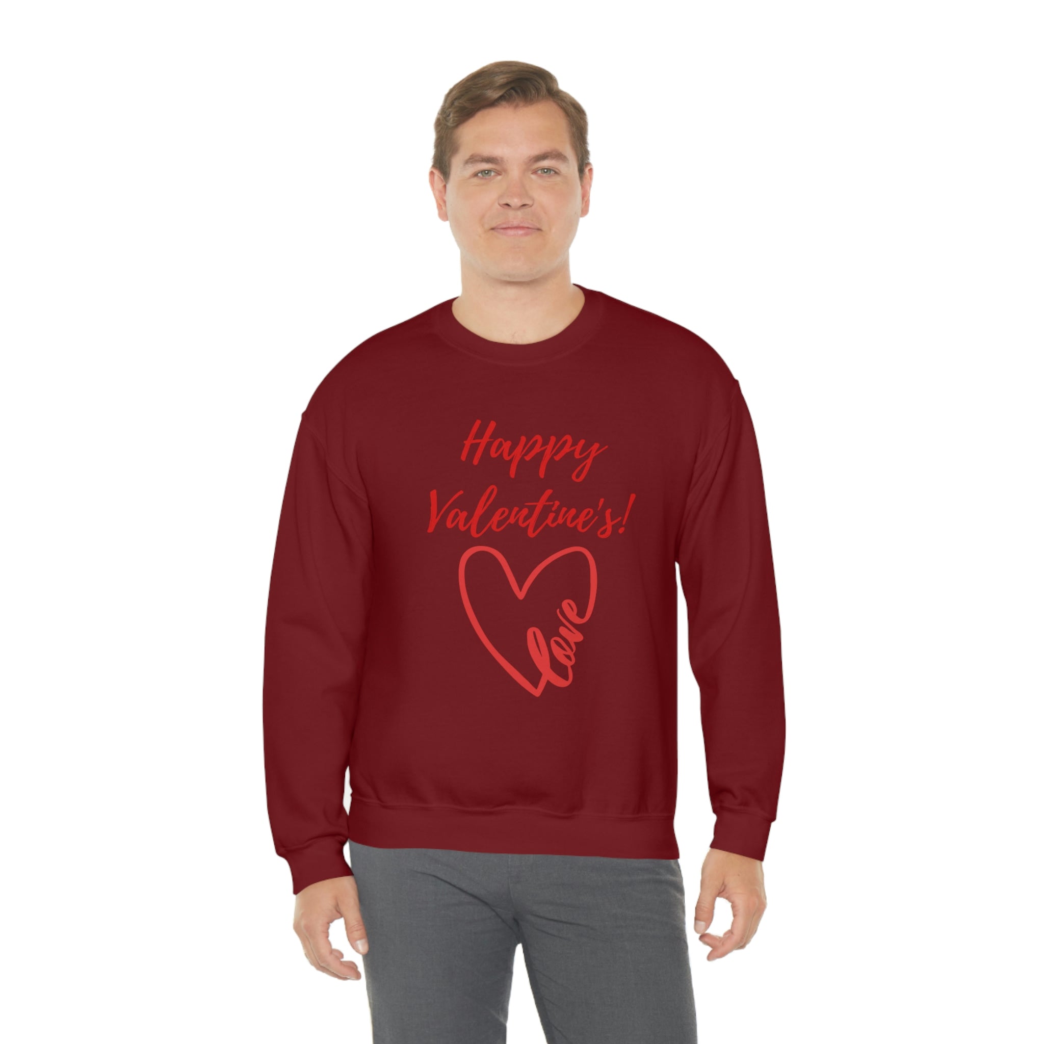 Happy Valentine's Love! Unisex Heavy Blend™ Crewneck Sweatshirt