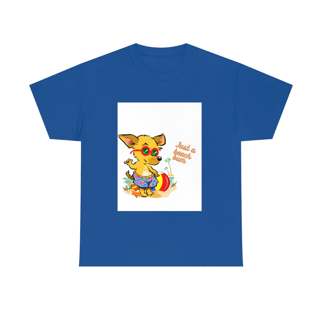 Just A Beach Bum Unisex Heavy Cotton Tee