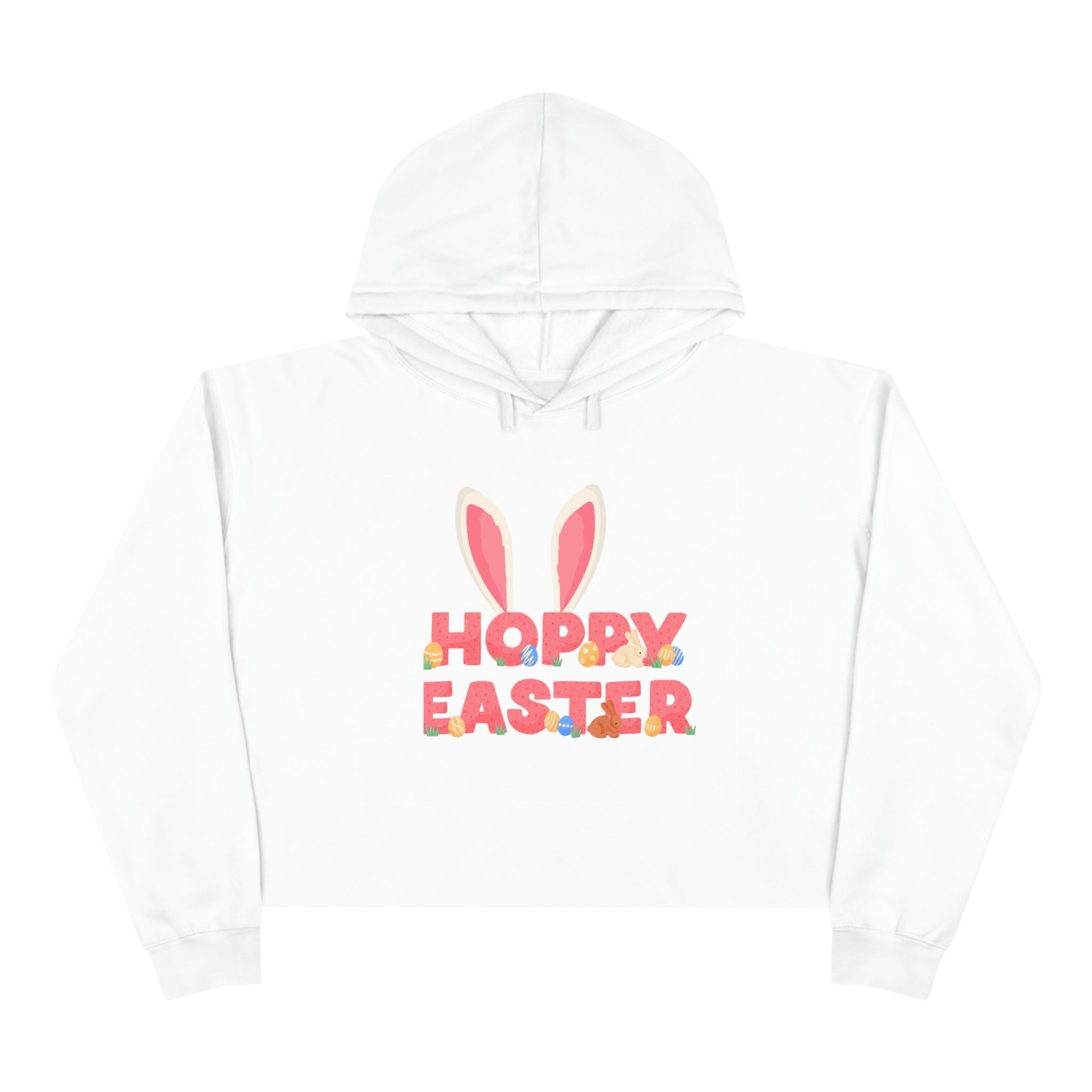 The Hoppy Easter Crop Hoodie