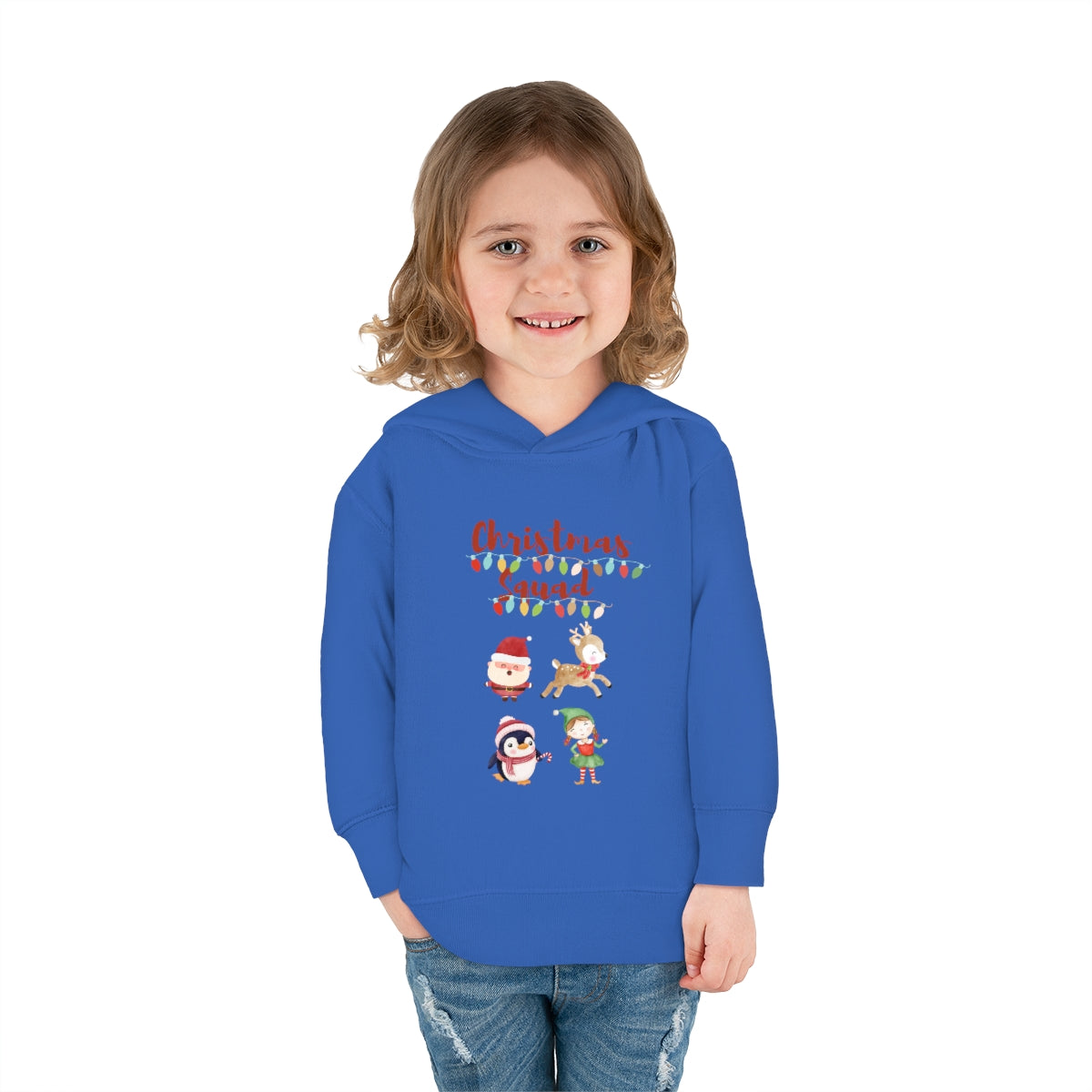 Christmas Squad Toddler Pullover Fleece Hoodie