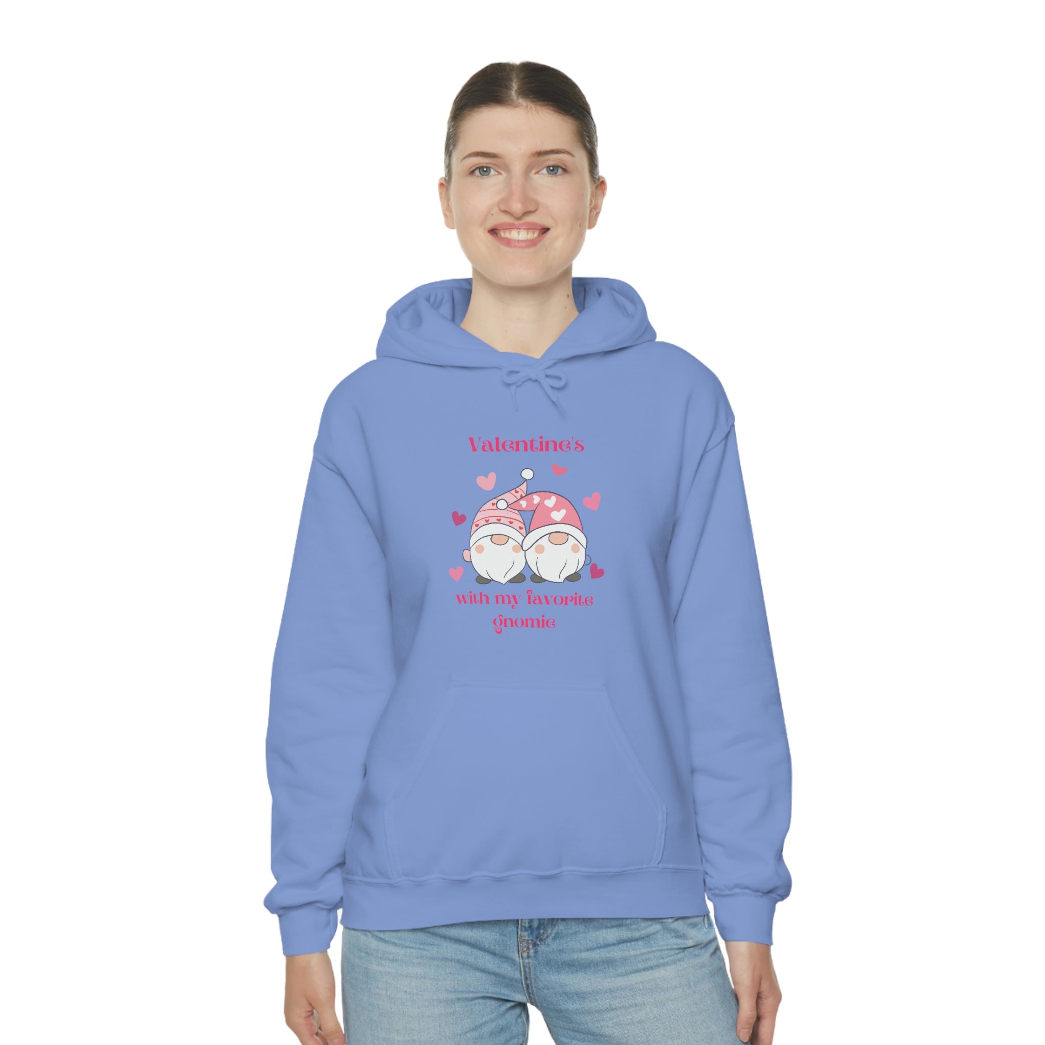 Valentine's With My Favorite Gnomie Unisex Heavy Blend™ Hooded Sweatshirt