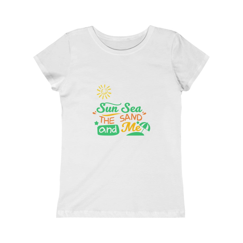 Sun Sea The Sand And Me Girls Princess Tee