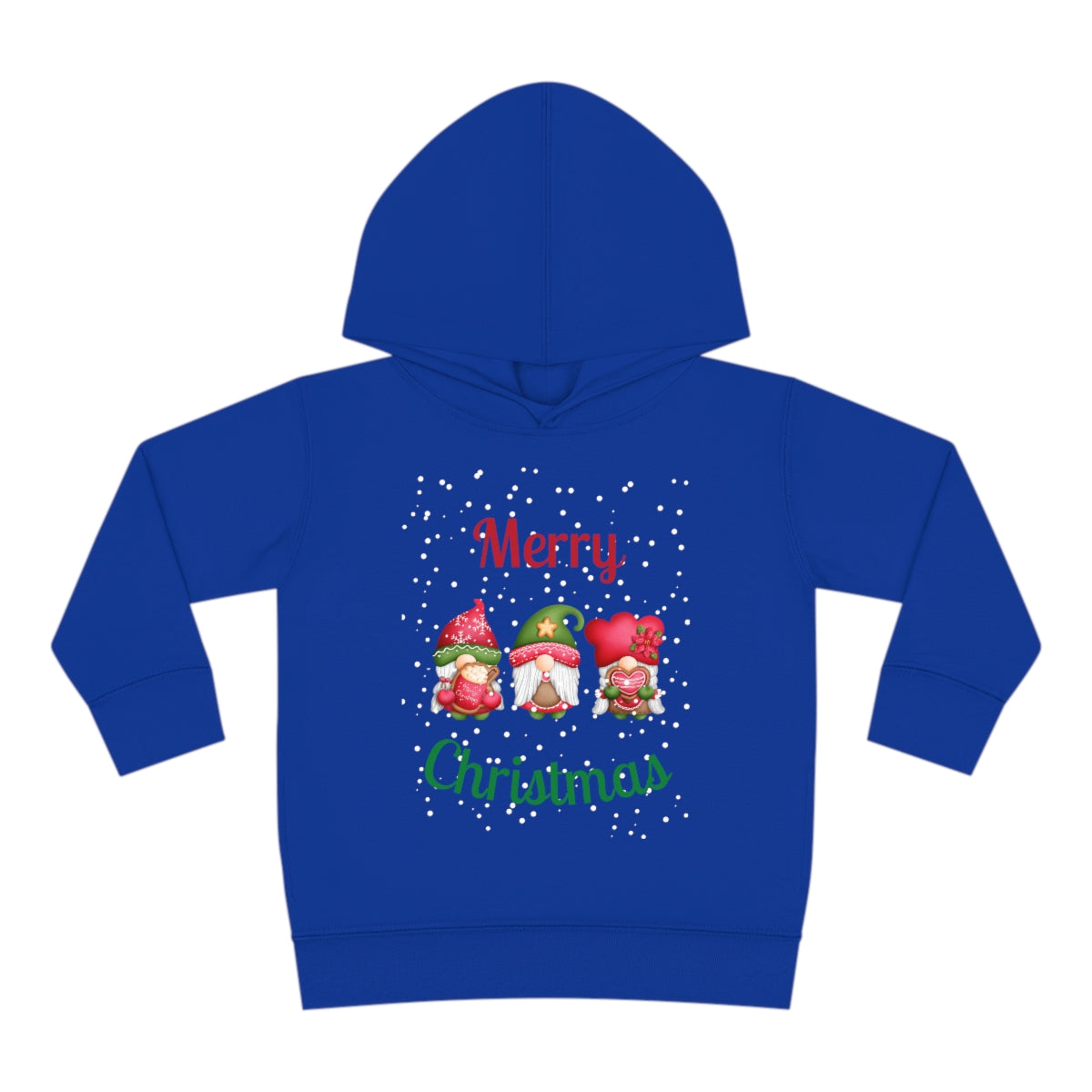 Three Gnomes Merry Christmas Toddler Pullover Fleece Hoodie