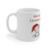 Cute Christmas Elephant Ceramic Mug 11oz