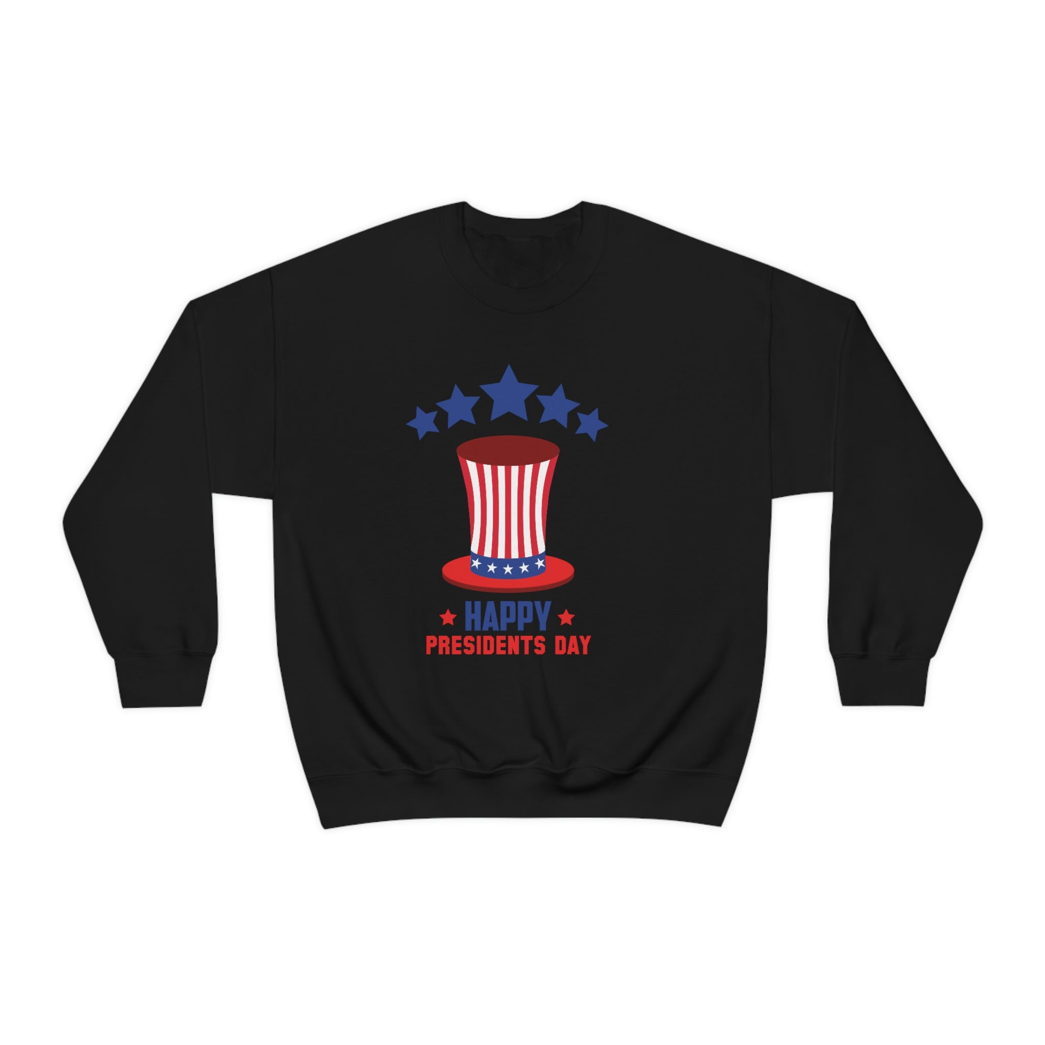 Happy President's Day Hat Unisex Heavy Blend™ Crewneck Sweatshirt