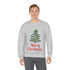 Merry Christmas Tree Unisex Heavy Blend™ Crewneck Sweatshirt