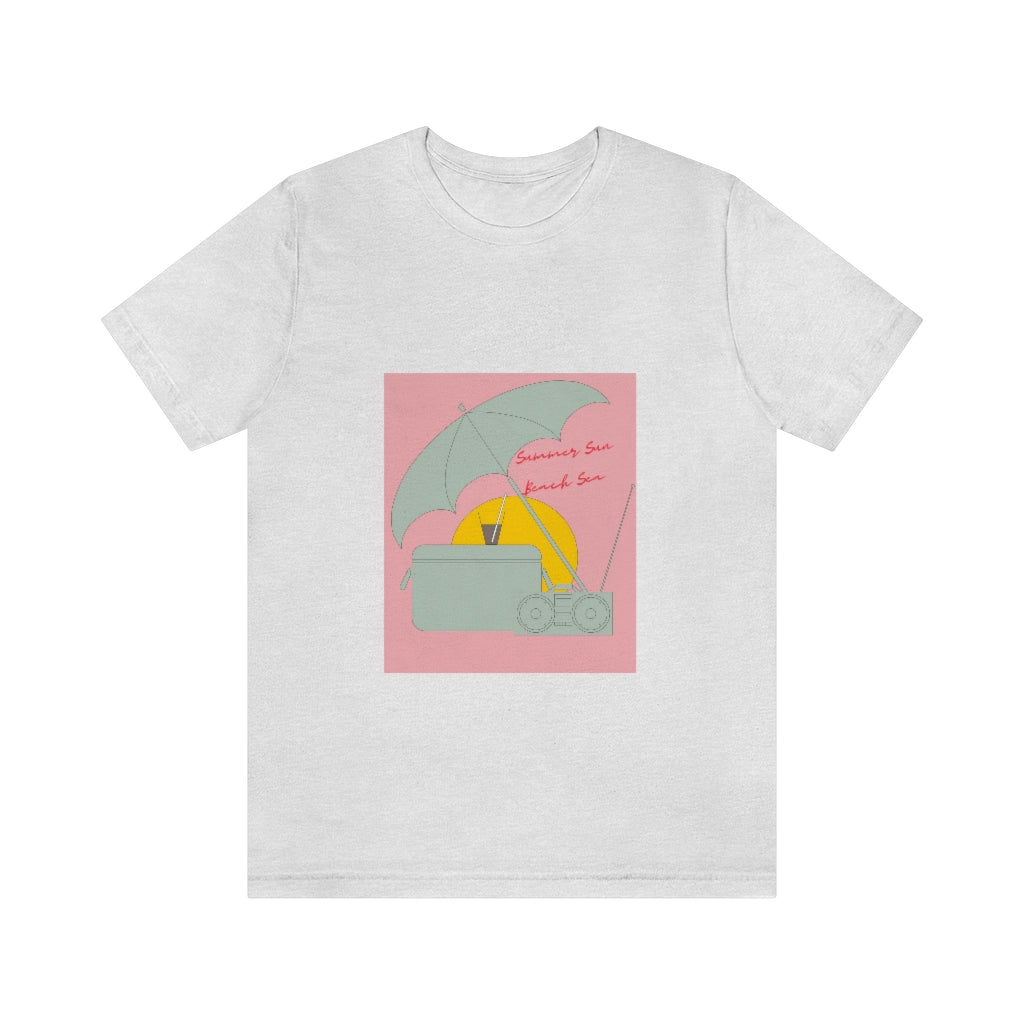 Summer Sun Beach Sea Unisex Jersey Short Sleeve Tee