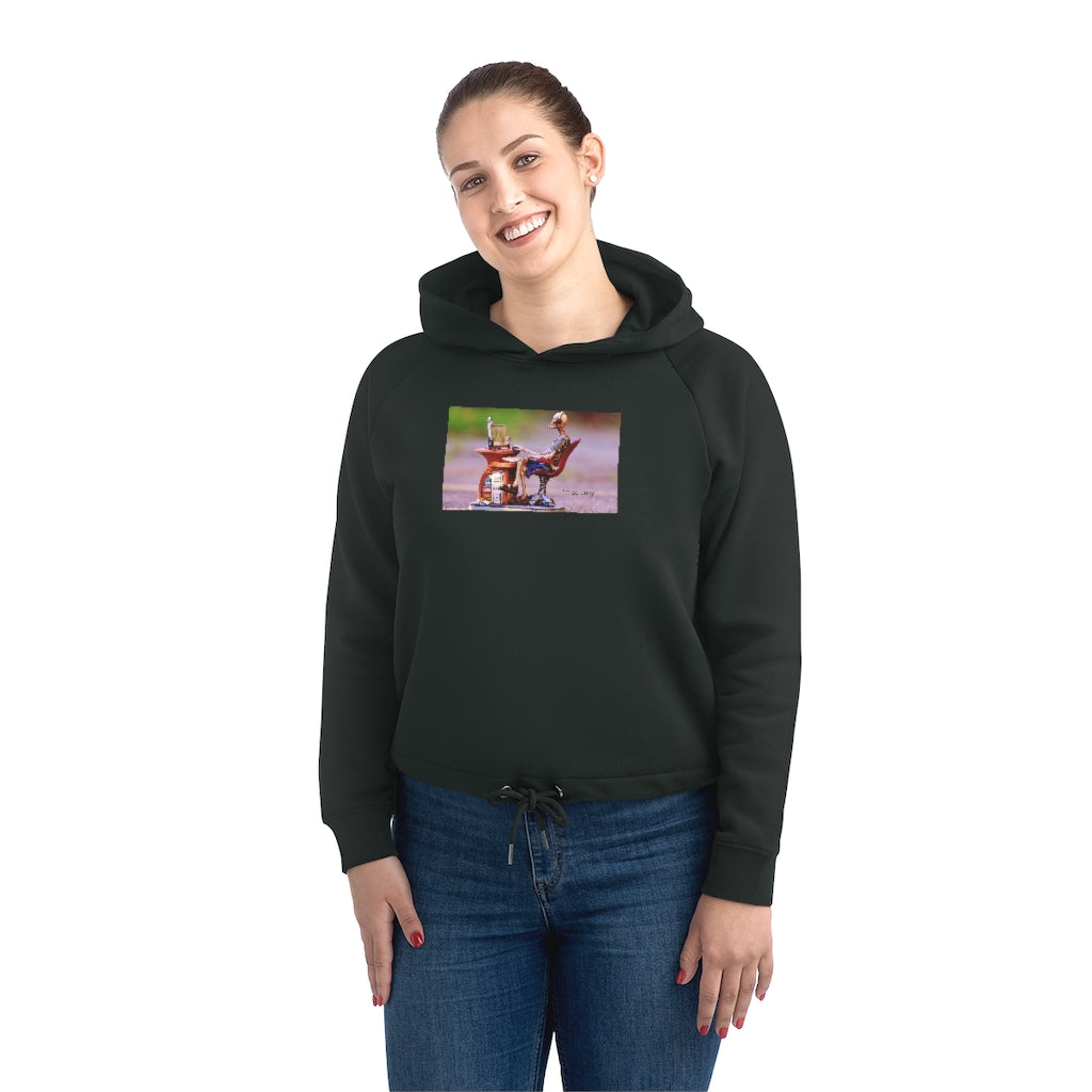 Computer Women's Bower Cropped Hoodie Sweatshirt