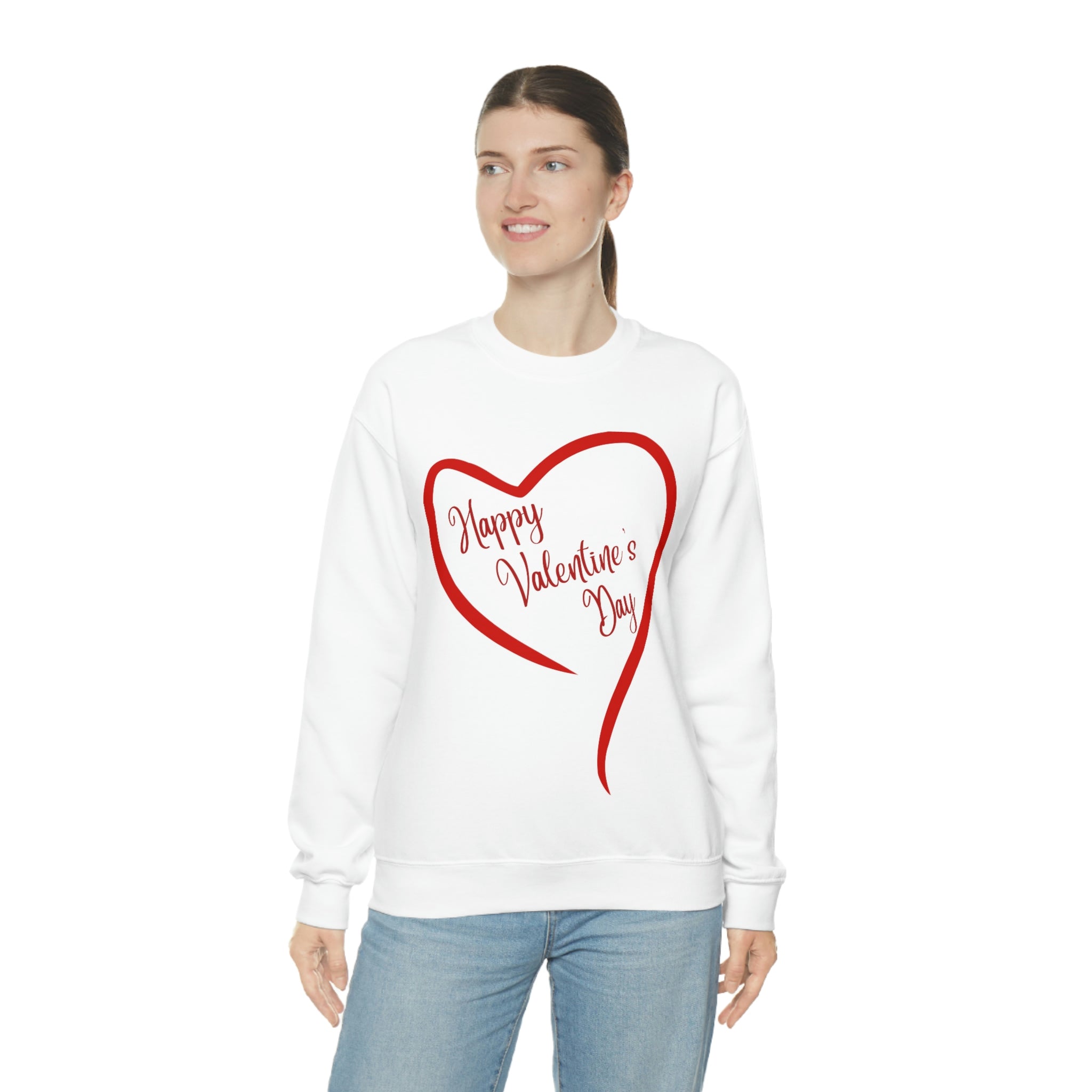 Happy Valentine's Day Unisex Heavy Blend™ Crewneck Sweatshirt