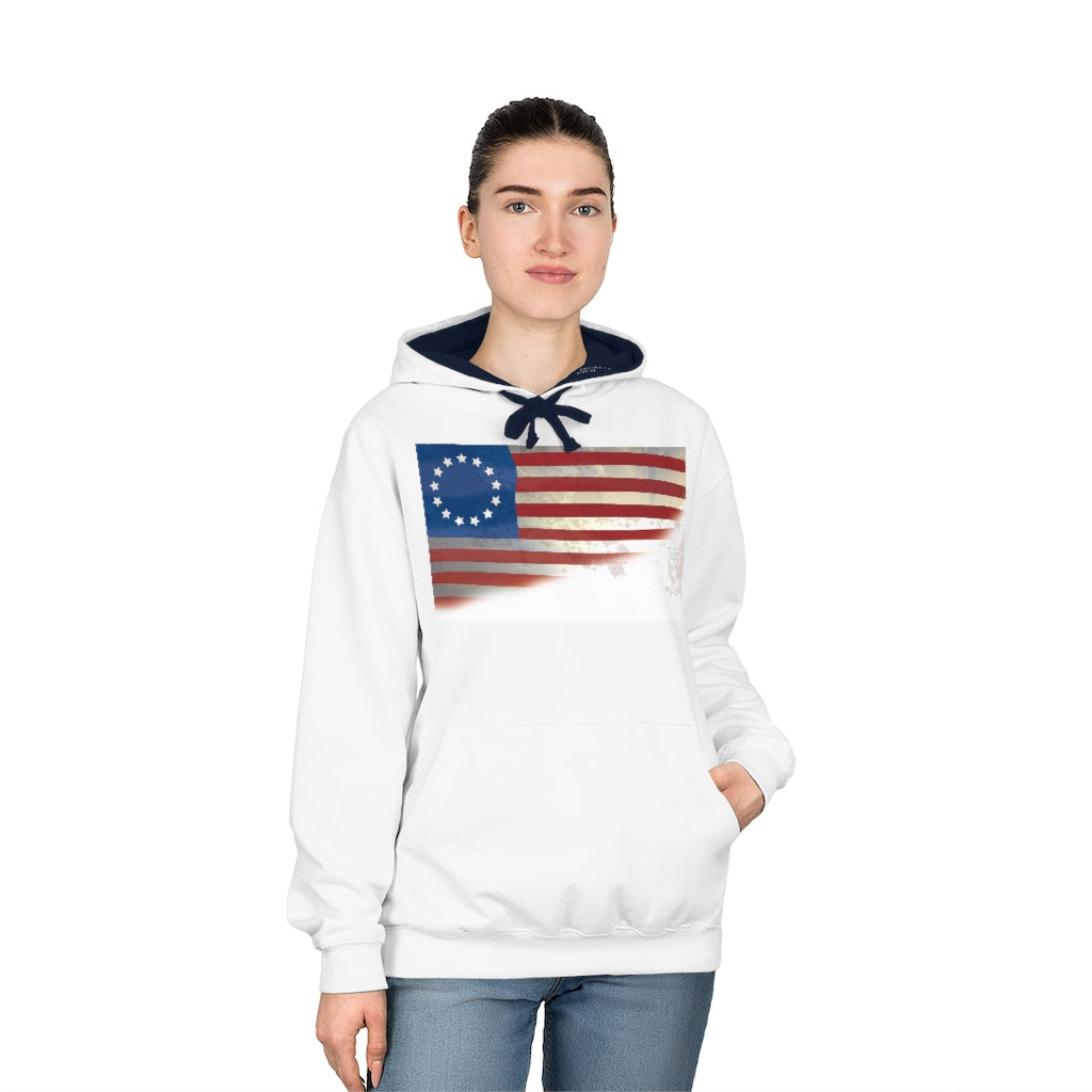 Old Glory Unisex Varsity Hoodie