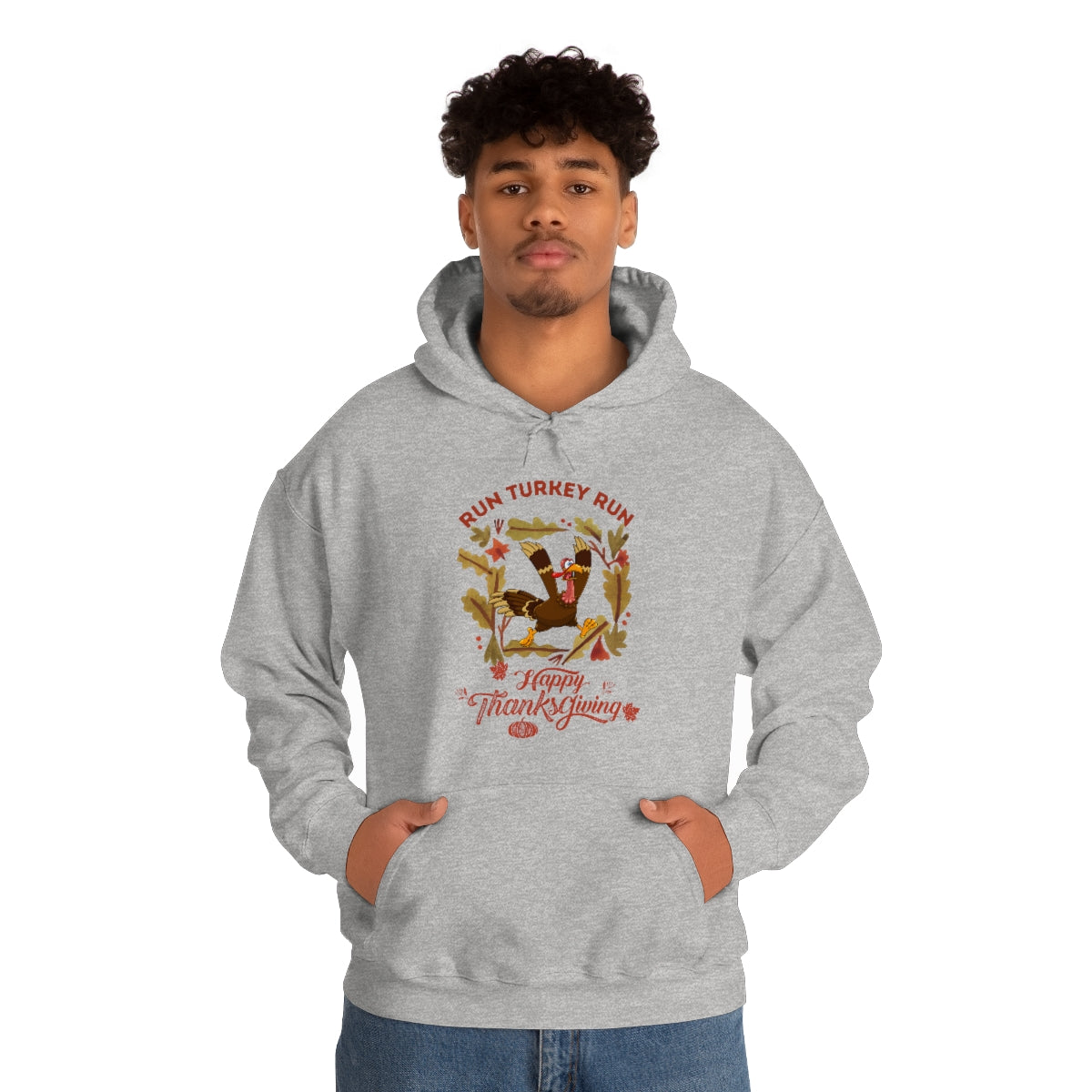 Run Turkey Run Unisex Heavy Blend™ Hooded Sweatshirt