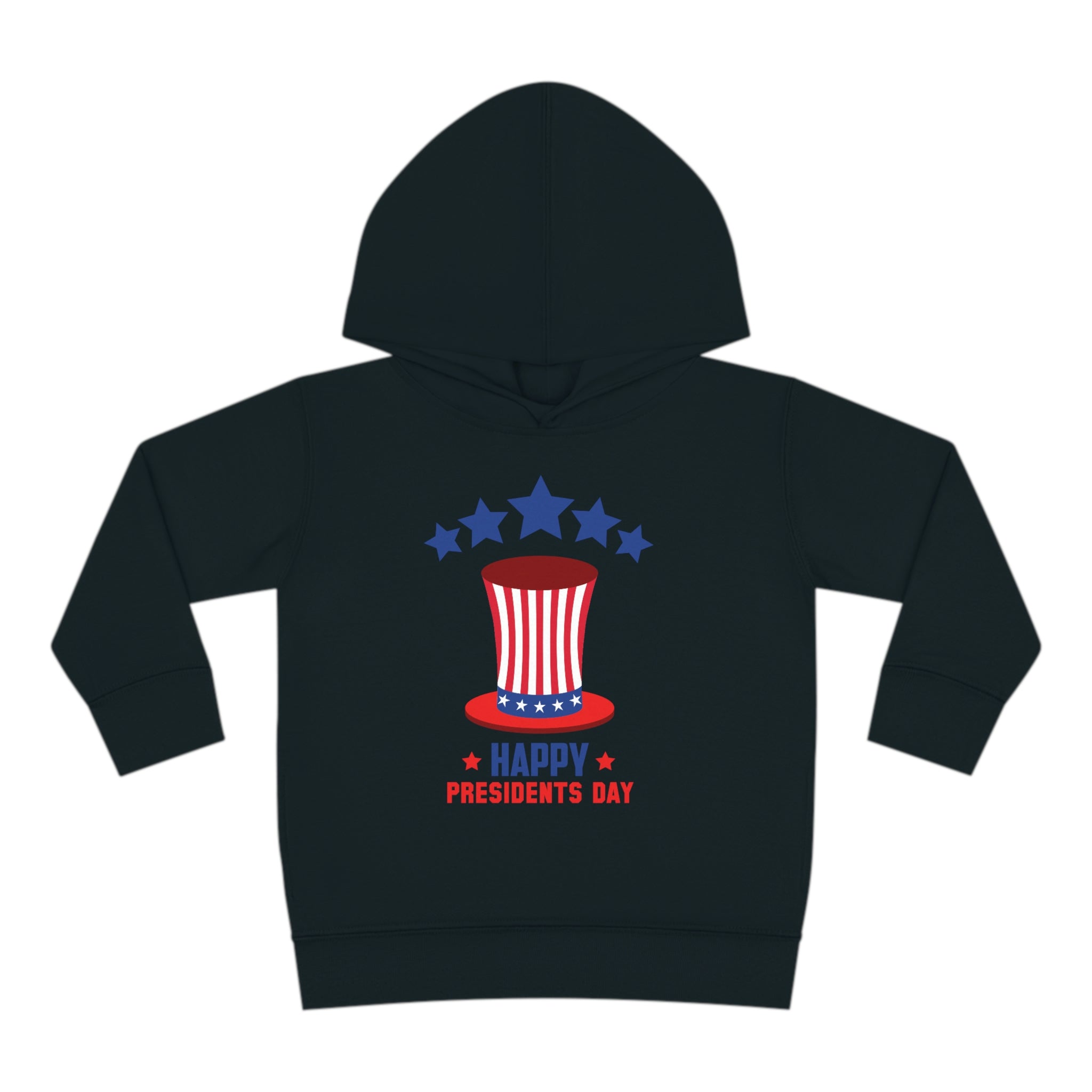 Happy President's Day Hat Toddler Pullover Fleece Hoodie