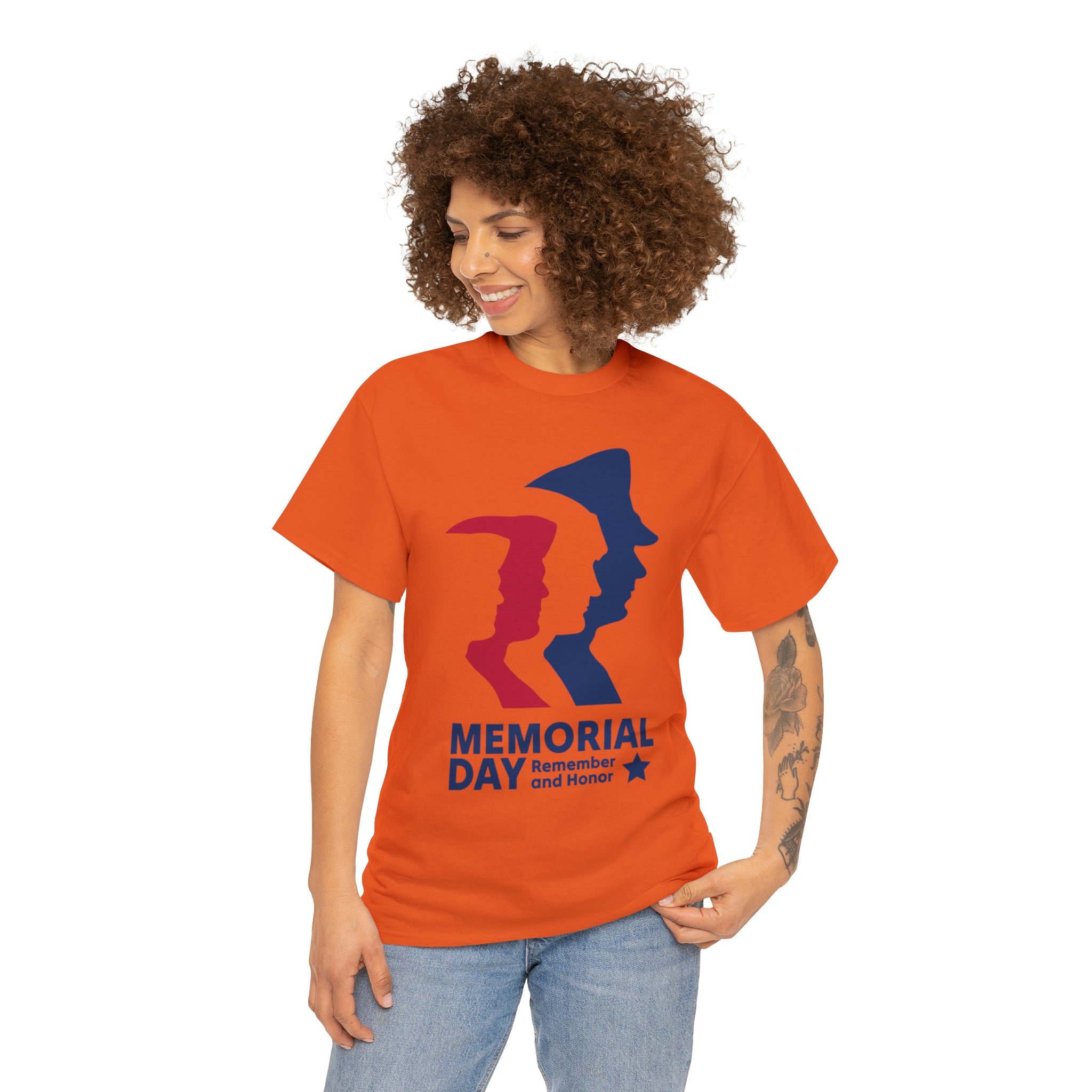 Memorial Day Heroes Unisex Heavy Cotton Tee
