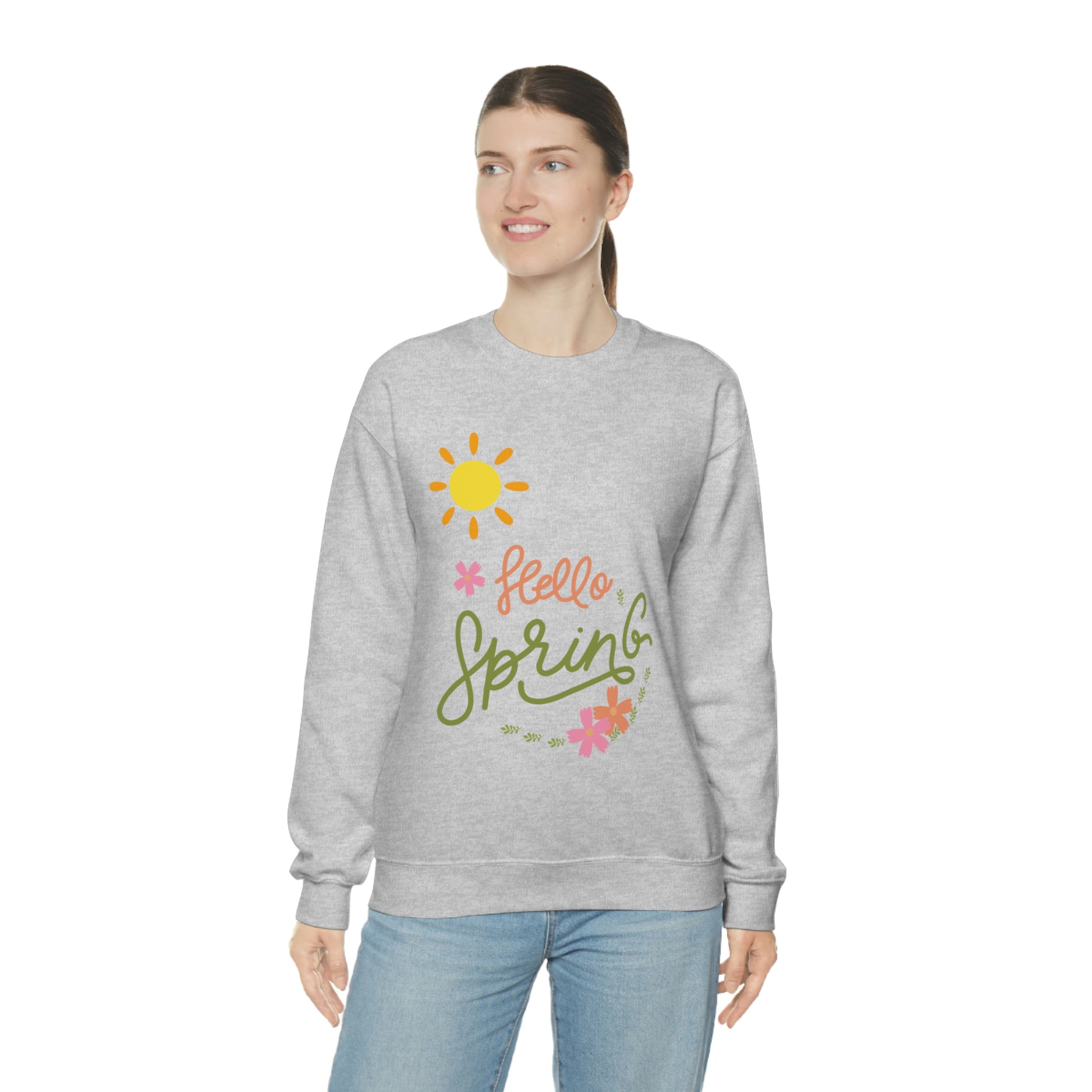 Spring Sunshine Unisex Heavy Blend™ Crewneck Sweatshirt