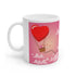 Happy Valentine's Day White Ceramic Mug, 11oz and 15oz