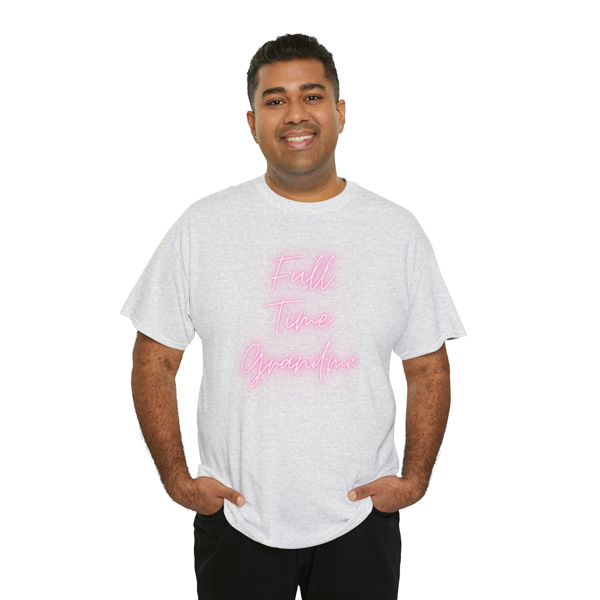 Full Time Grandma Unisex Heavy Cotton Tee
