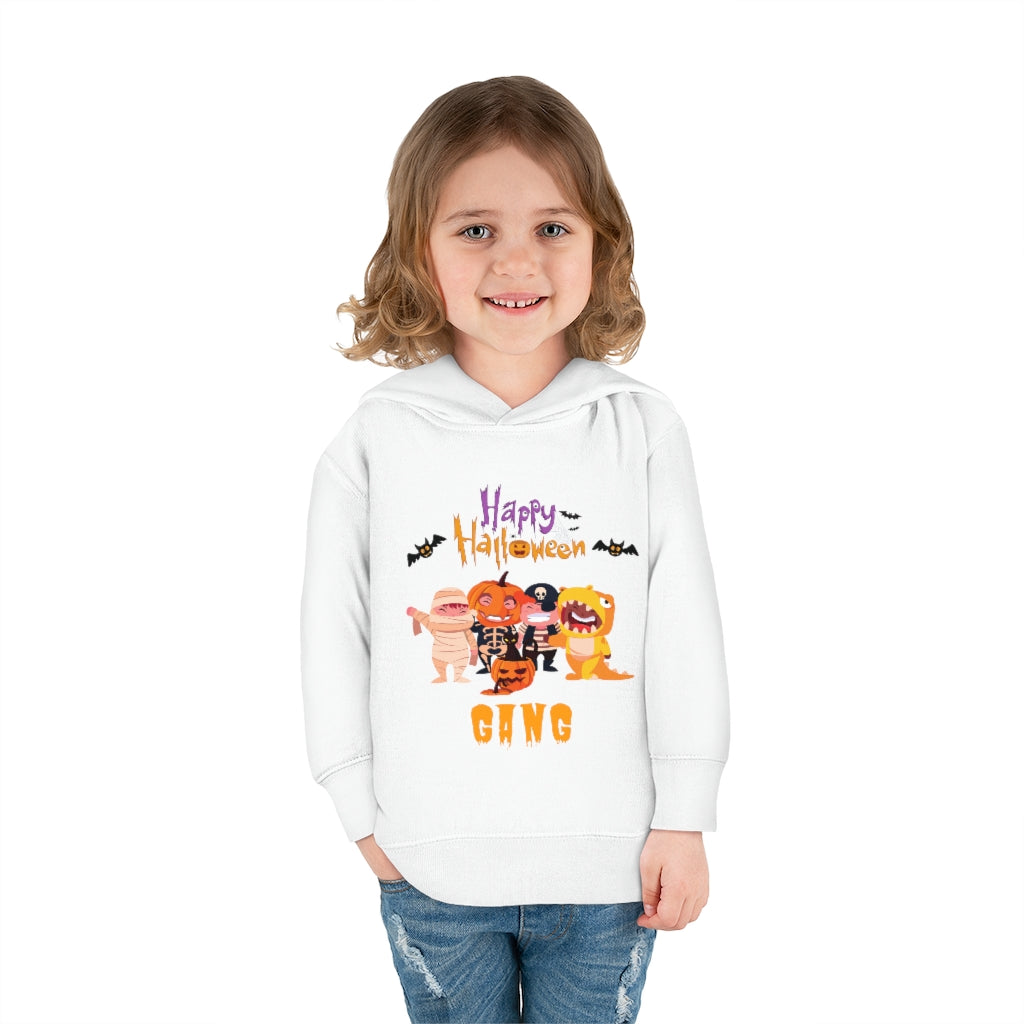 Happy Halloween Gang Toddler Pullover Fleece Hoodie