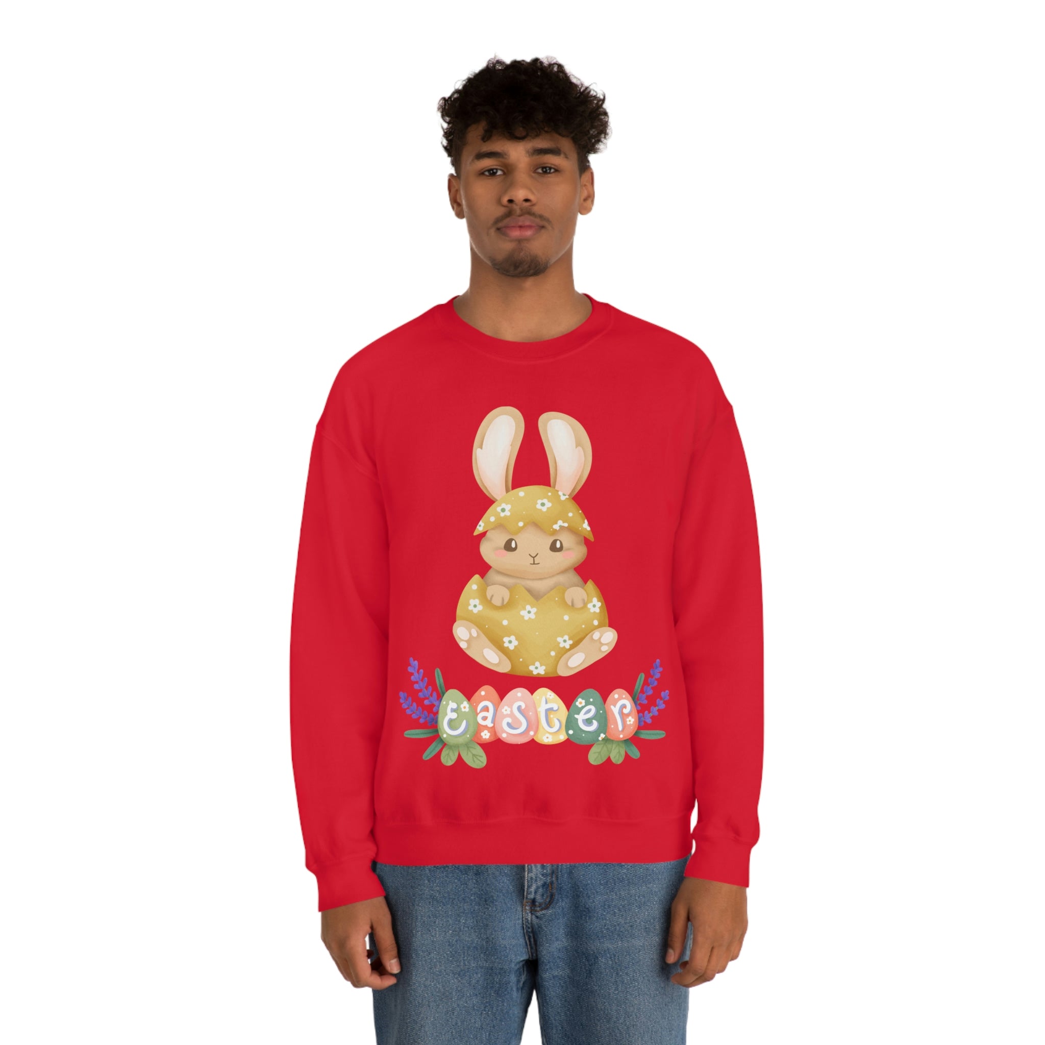 Easter Hunt Is On Unisex Heavy Blend™ Crewneck Sweatshirt