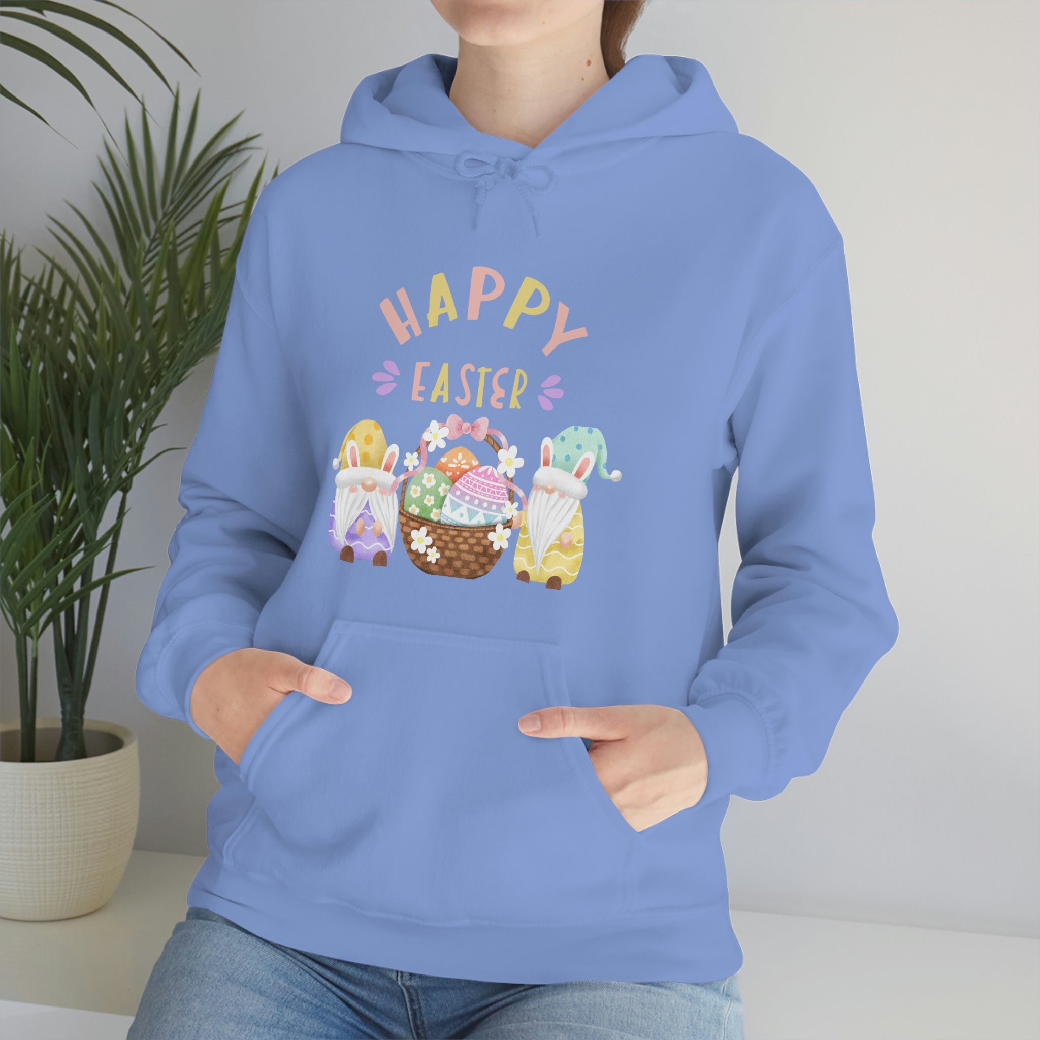 Happy Easter Gnome Unisex Heavy Blend™ Hooded Sweatshirt