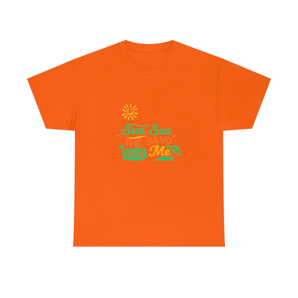 Sun Sea The Sand and Me Unisex Heavy Cotton Tee