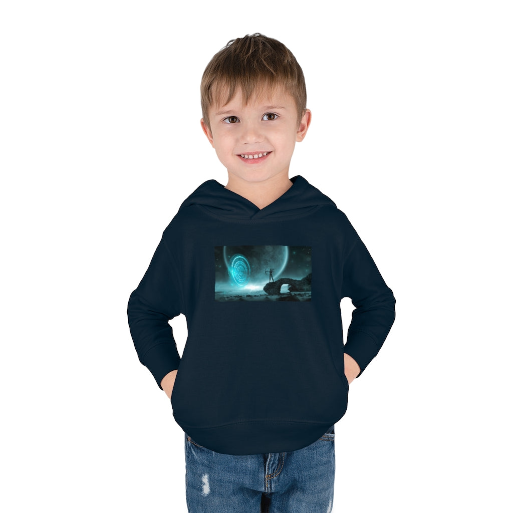 Mystical Moon Toddler Pullover Fleece Hoodie