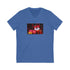 Tiger Unisex Jersey Short Sleeve V-Neck Tee