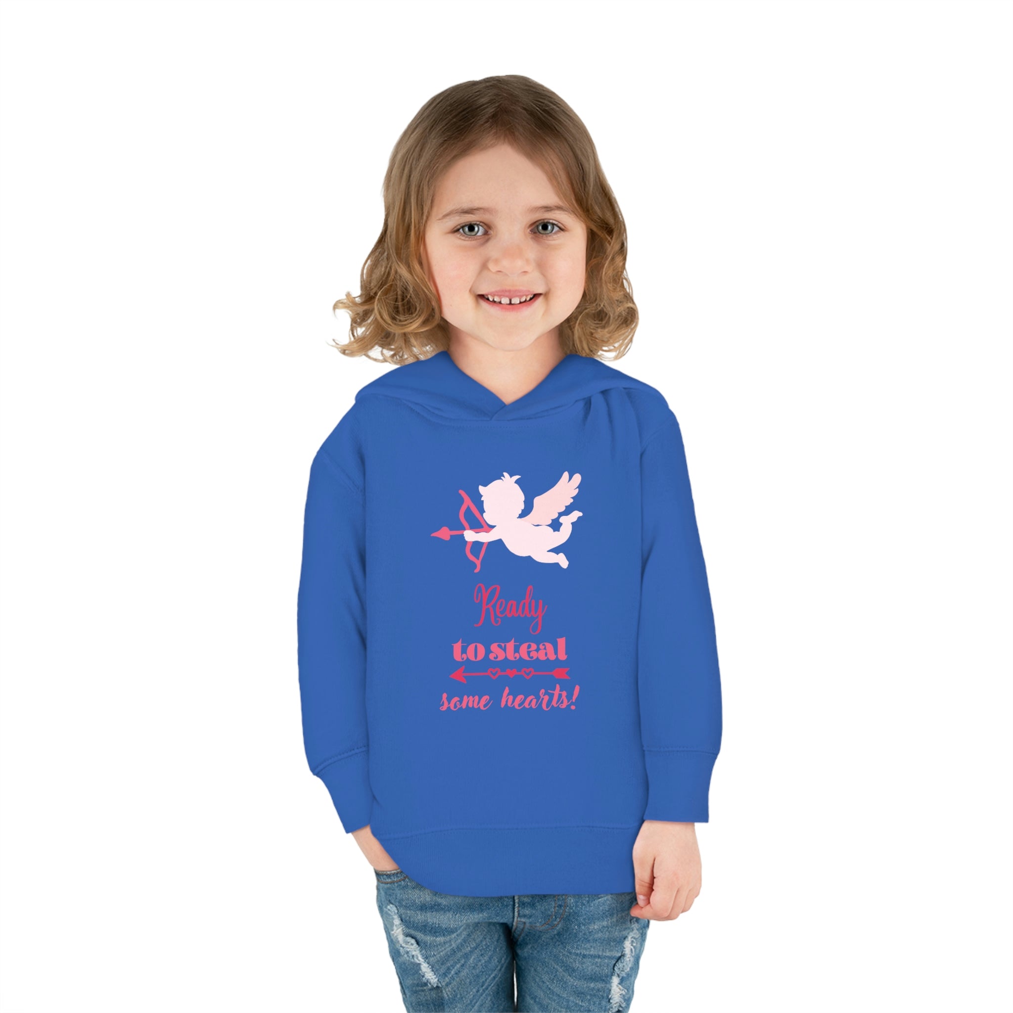 Ready To Steal Some Hearts!! Toddler Pullover Fleece Hoodie