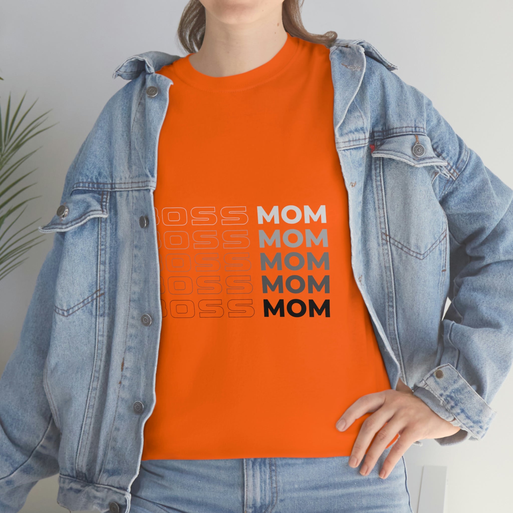 Boss Mom Unisex Heavy Cotton Tee