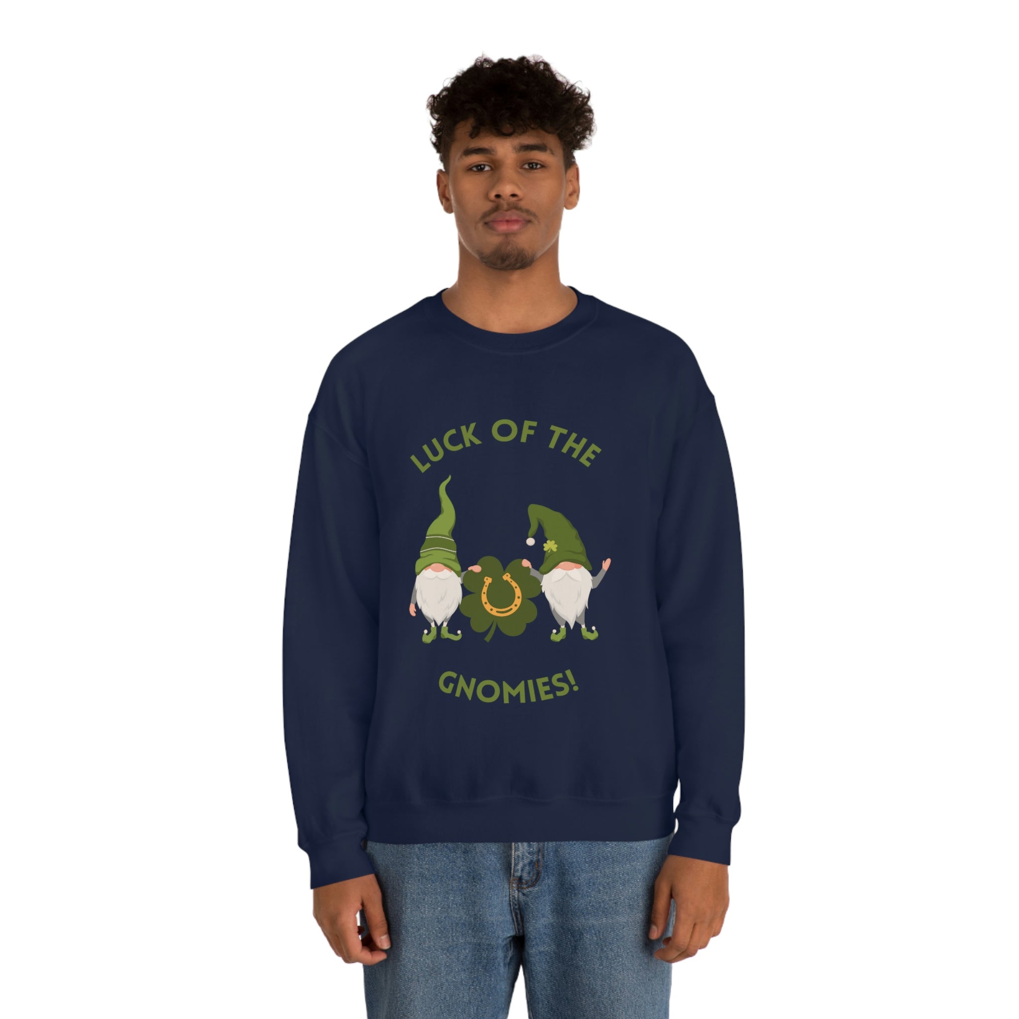 The Luck Of The Gnomies! Unisex Heavy Blend™ Crewneck Sweatshirt