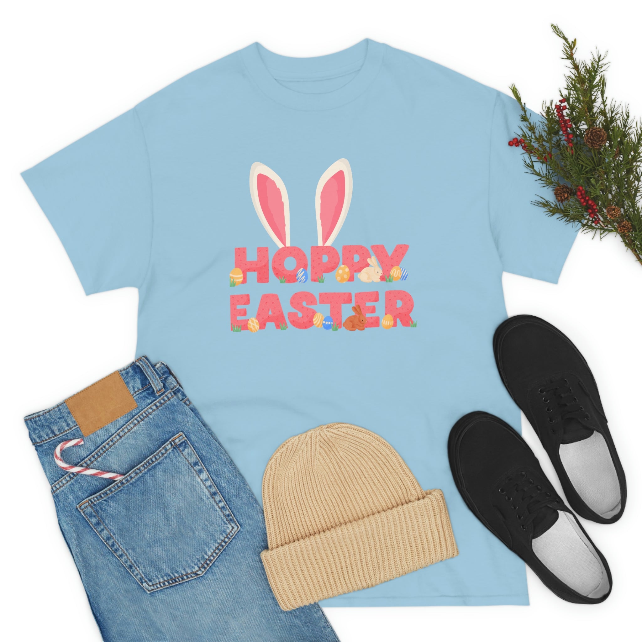 The Hoppy Easter Unisex Heavy Cotton Tee