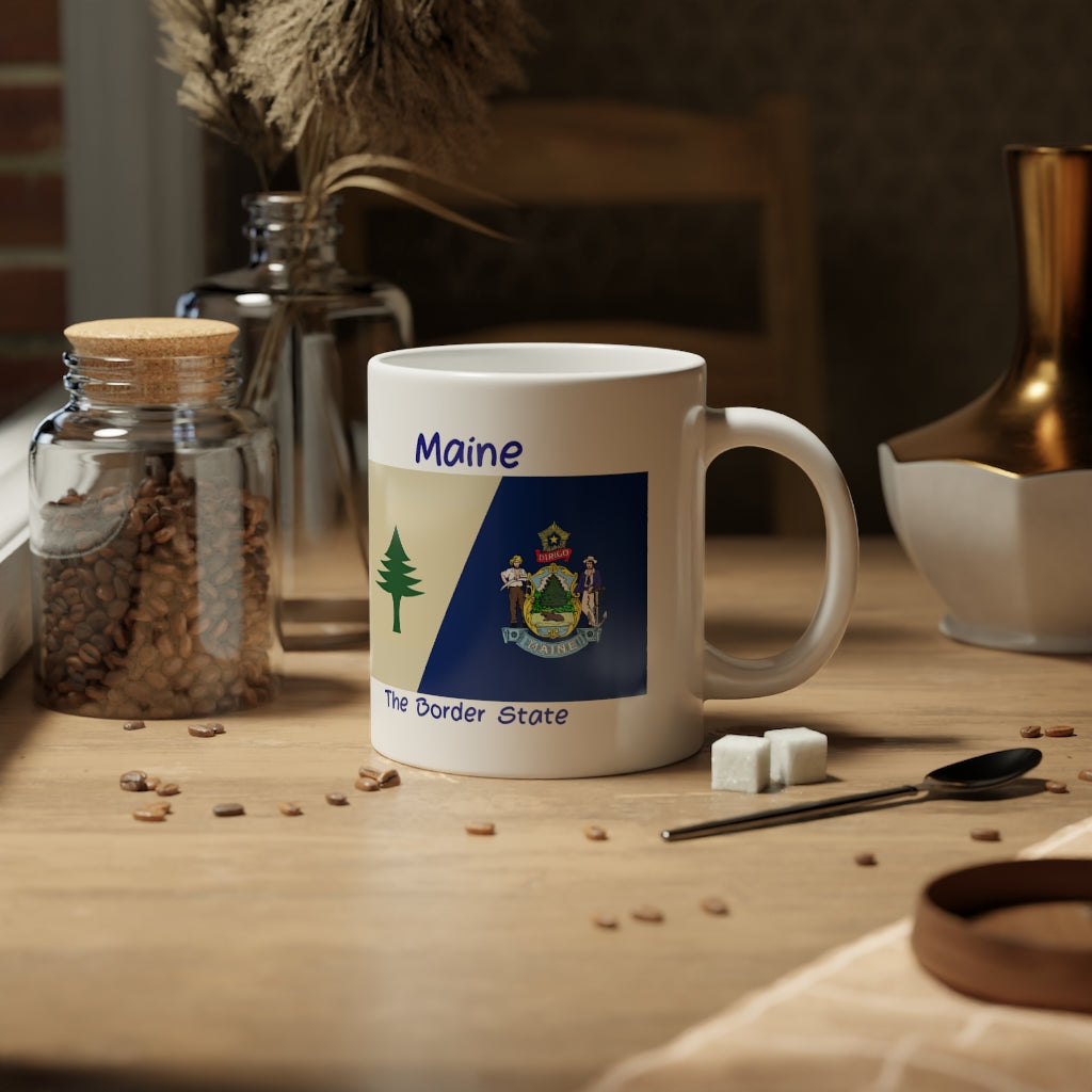 Maine State Flag Jumbo Mug, 20oz