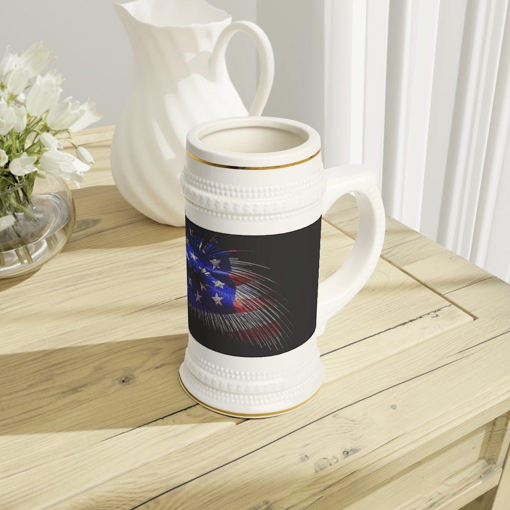 Old Glory Stein Mug